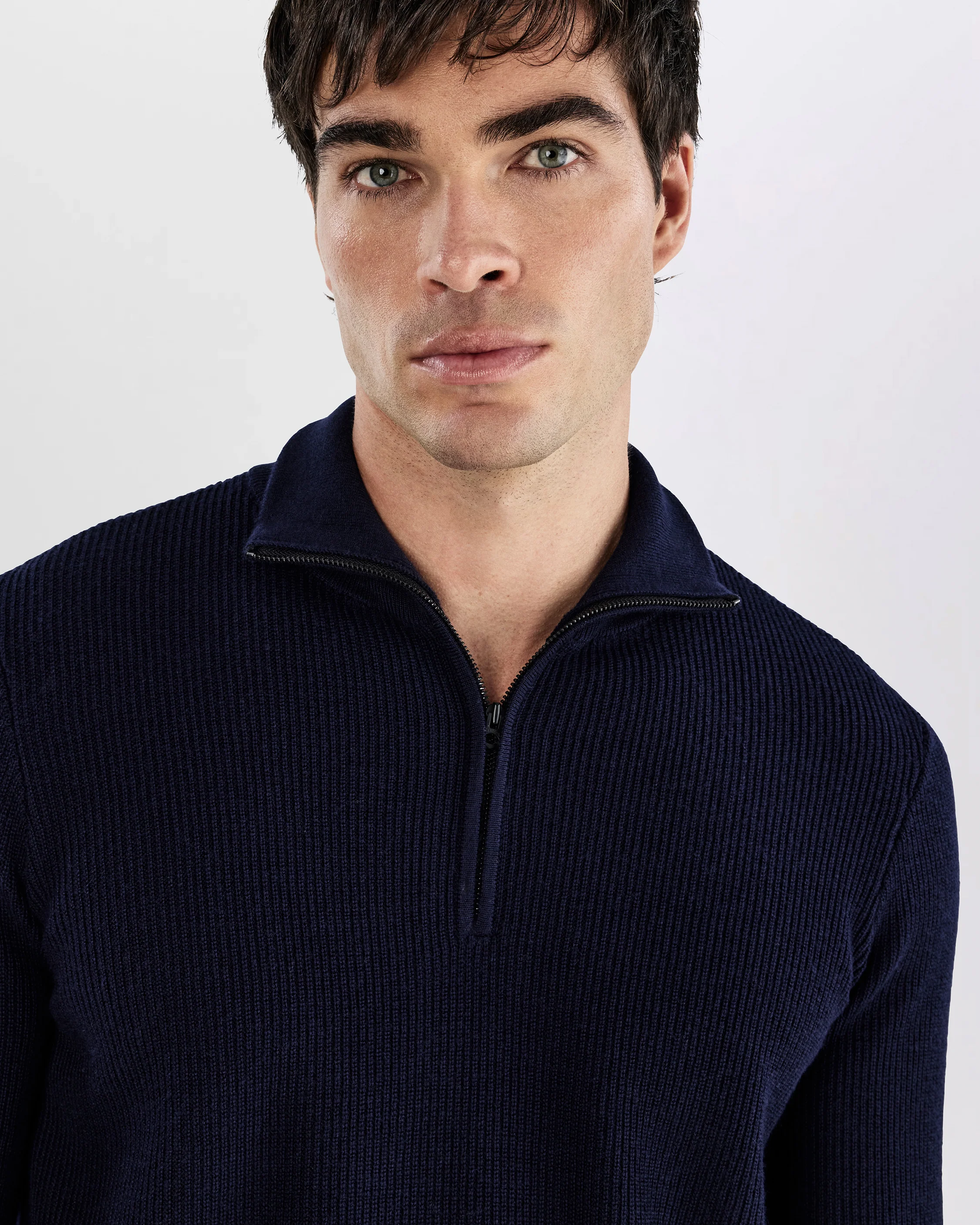 Joel Merino Wool Half-Zip Sweater - Image 5