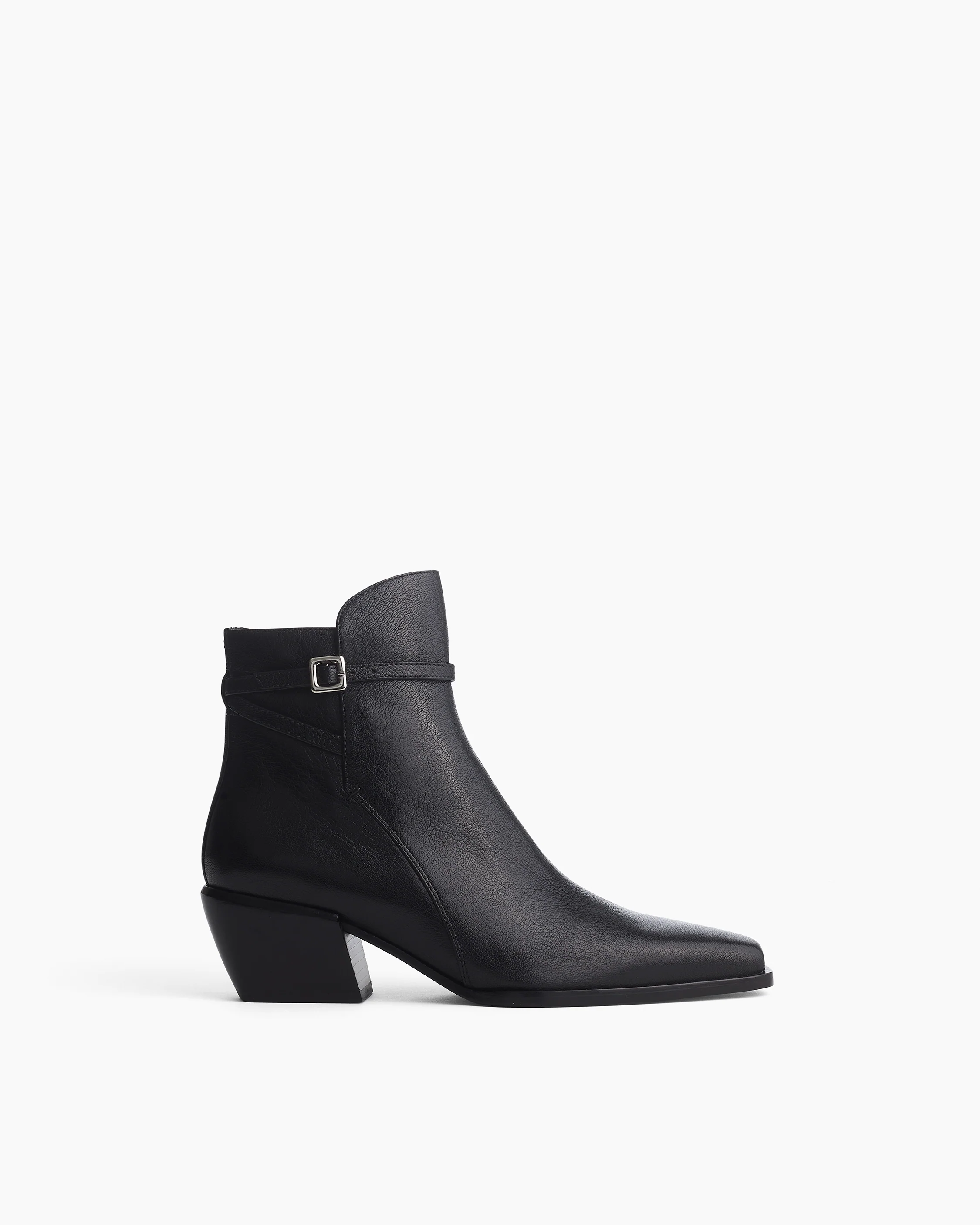 Joni Leather Buckle Boots