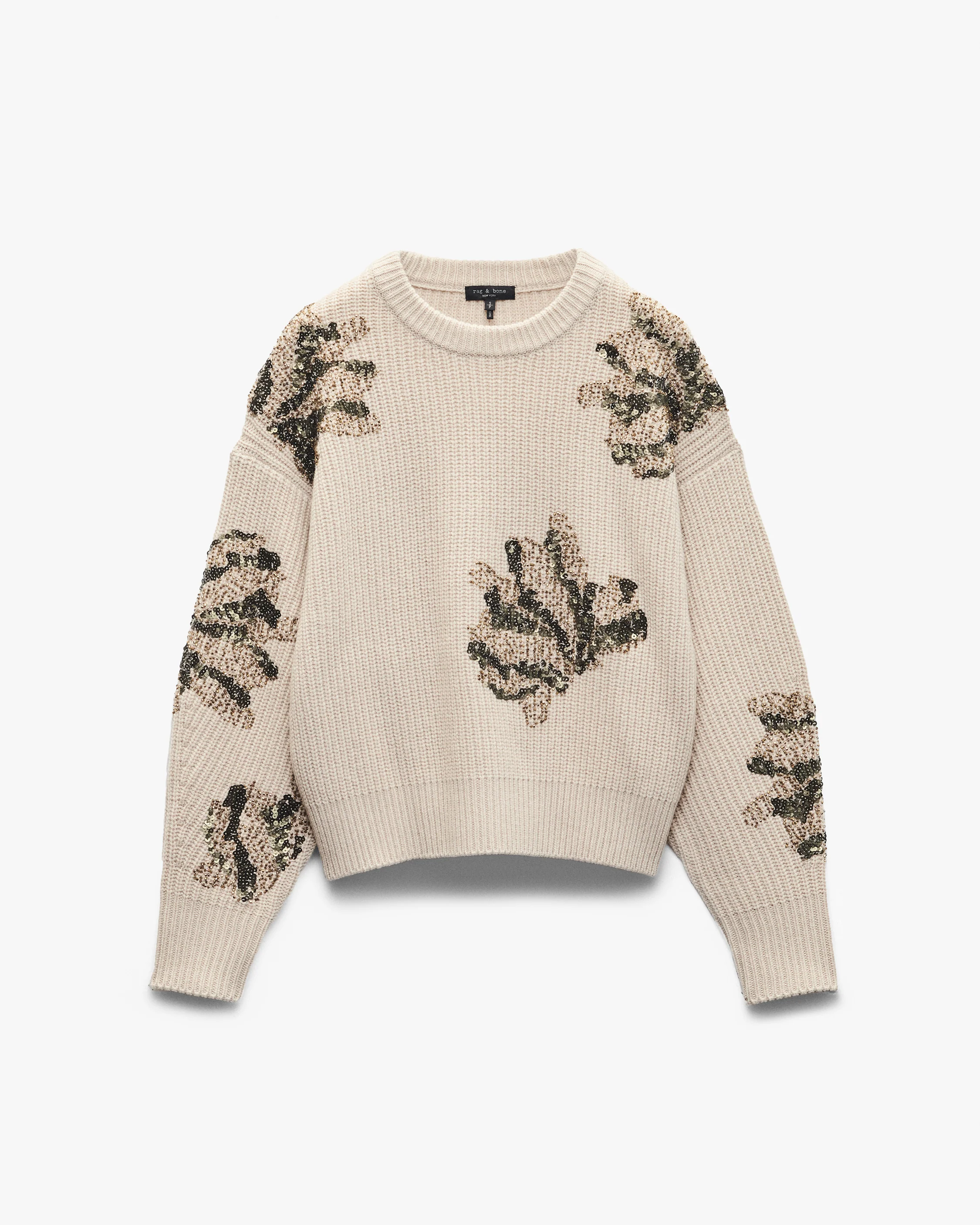 Julie Sequined Wool Sweater - Image 2
