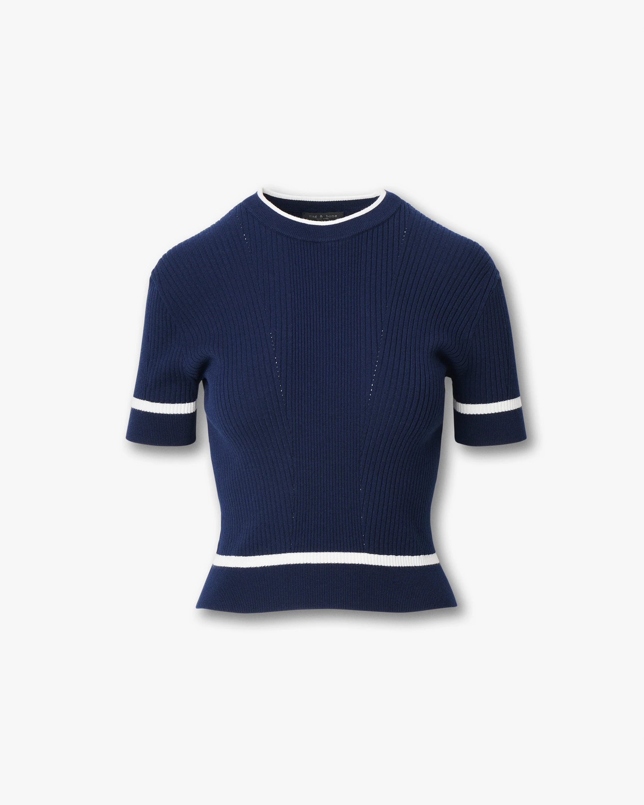 Kassy Ribbed Short-Sleeve Sweater - Image 2