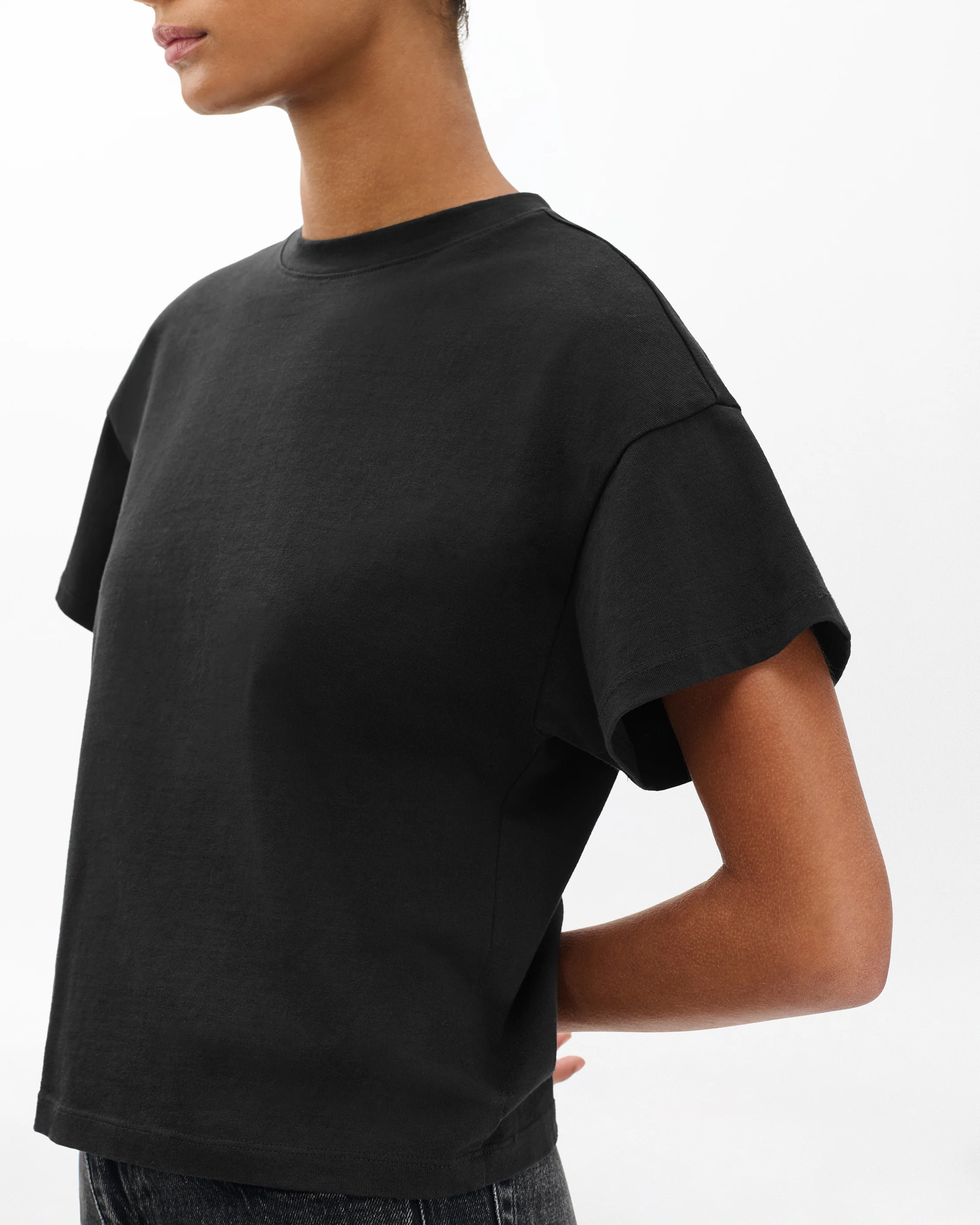 Kelly Boxy Cotton Tee - Image 3