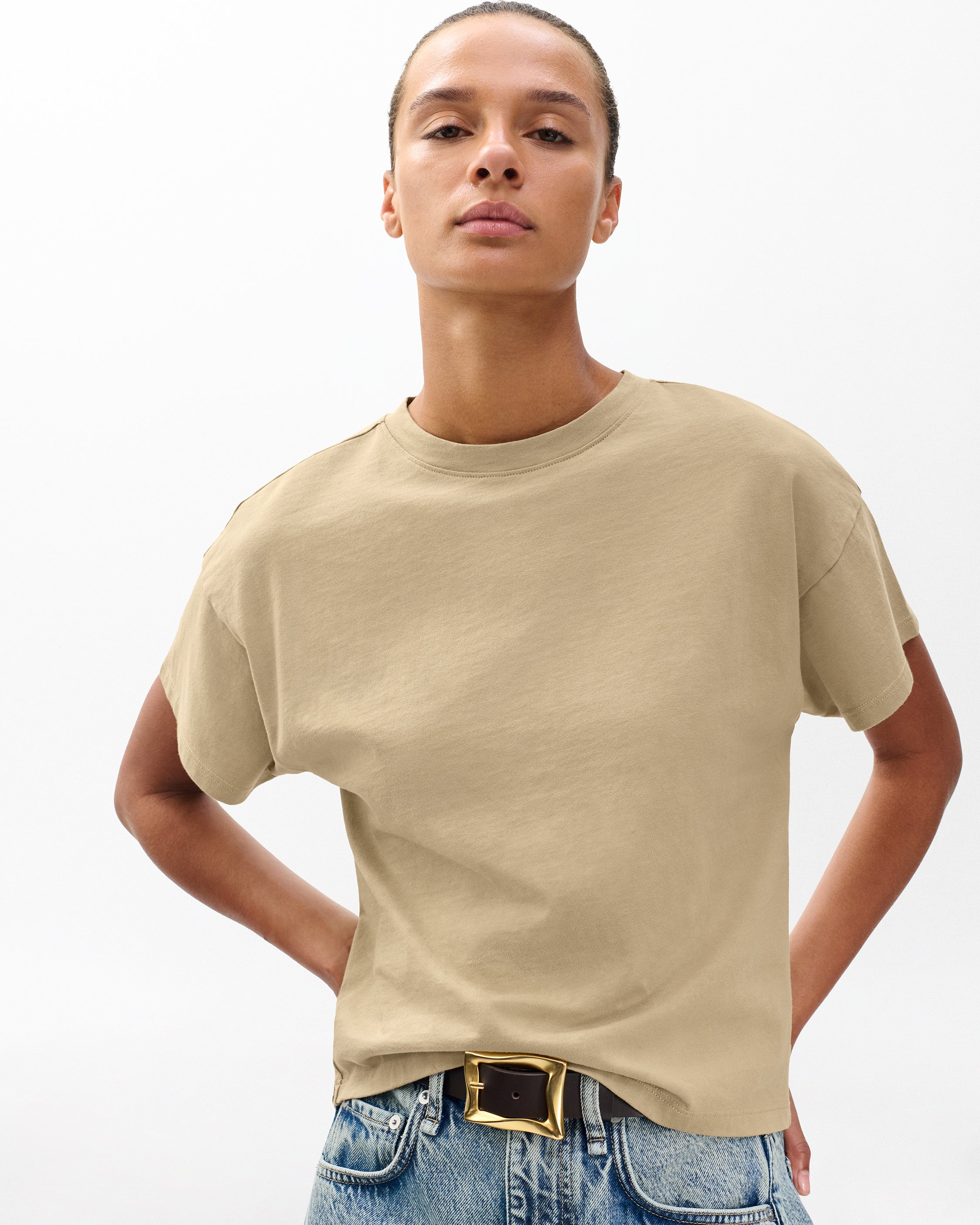 Kelly Boxy Cotton Tee