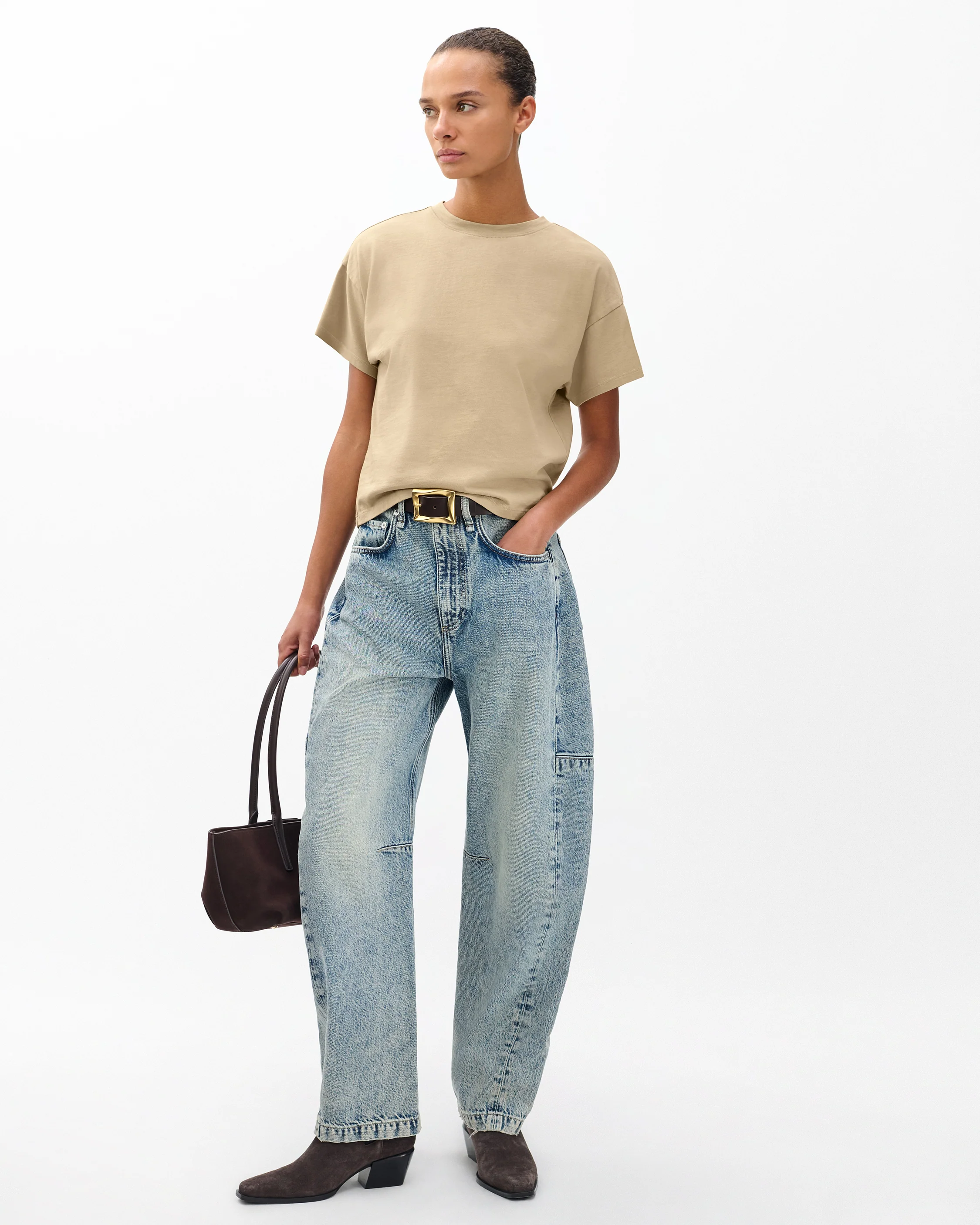 Kelly Boxy Cotton Tee - Image 3