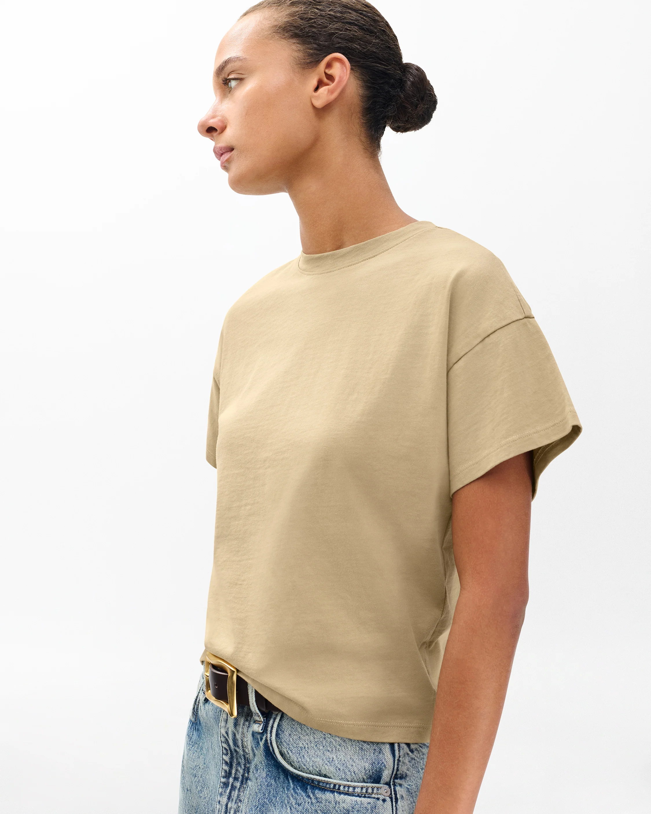 Kelly Boxy Cotton Tee - Image 5