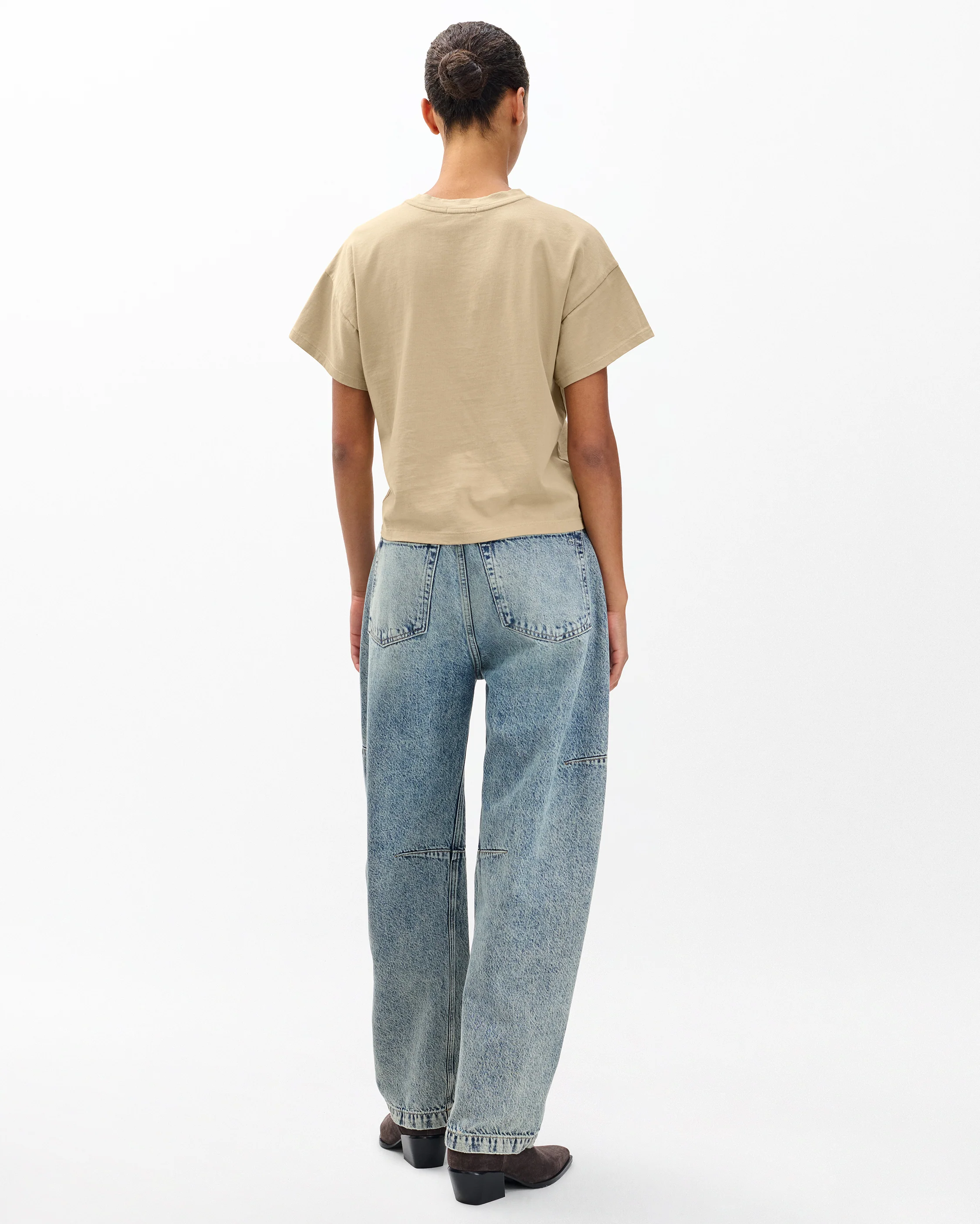 Kelly Boxy Cotton Tee - Image 6