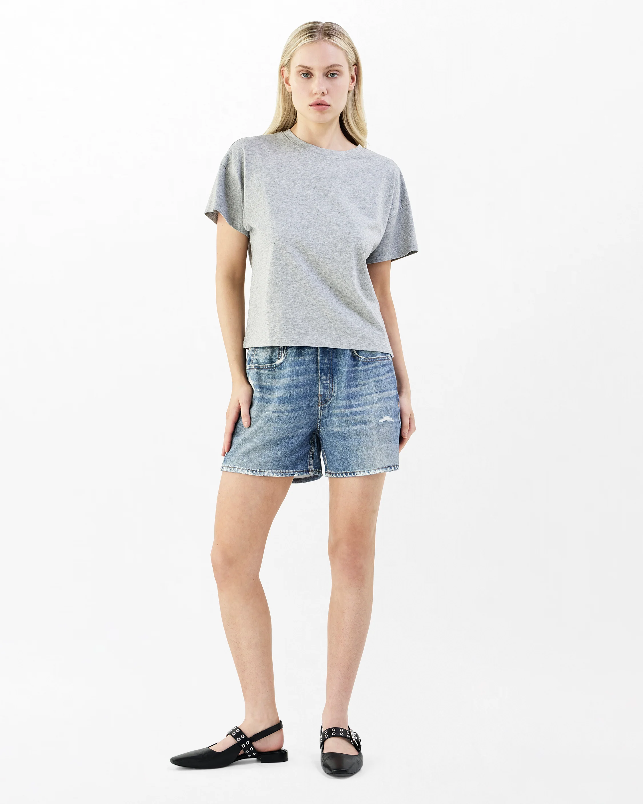 Kelly Boxy Cotton Tee - Image 4