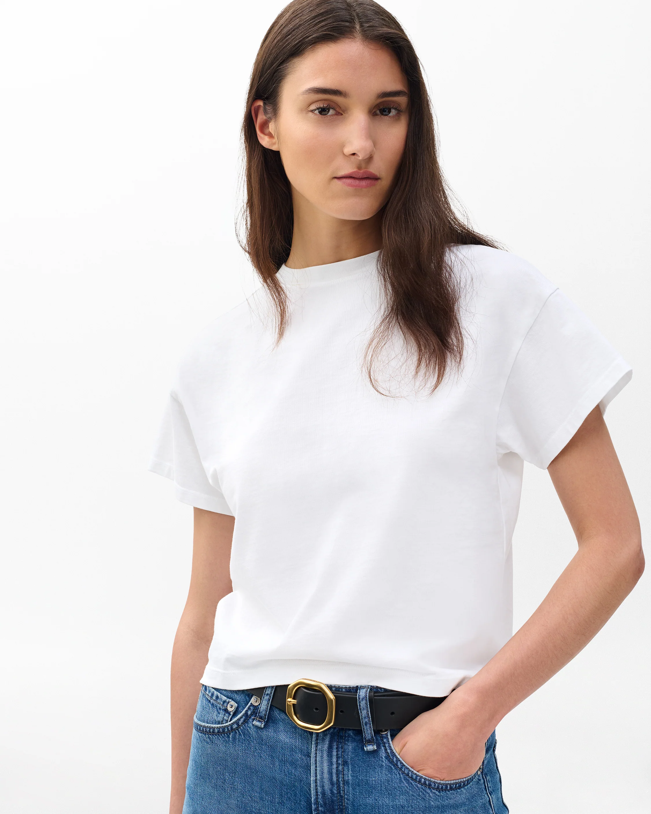Kelly Boxy Cotton Tee - Image 3