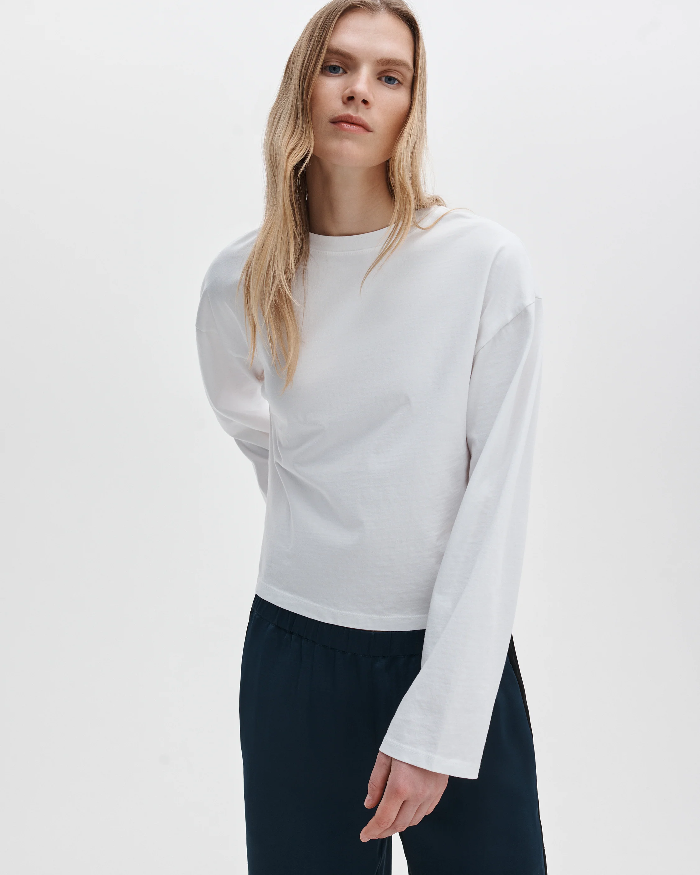 Kelly Boxy Long-Sleeve Tee