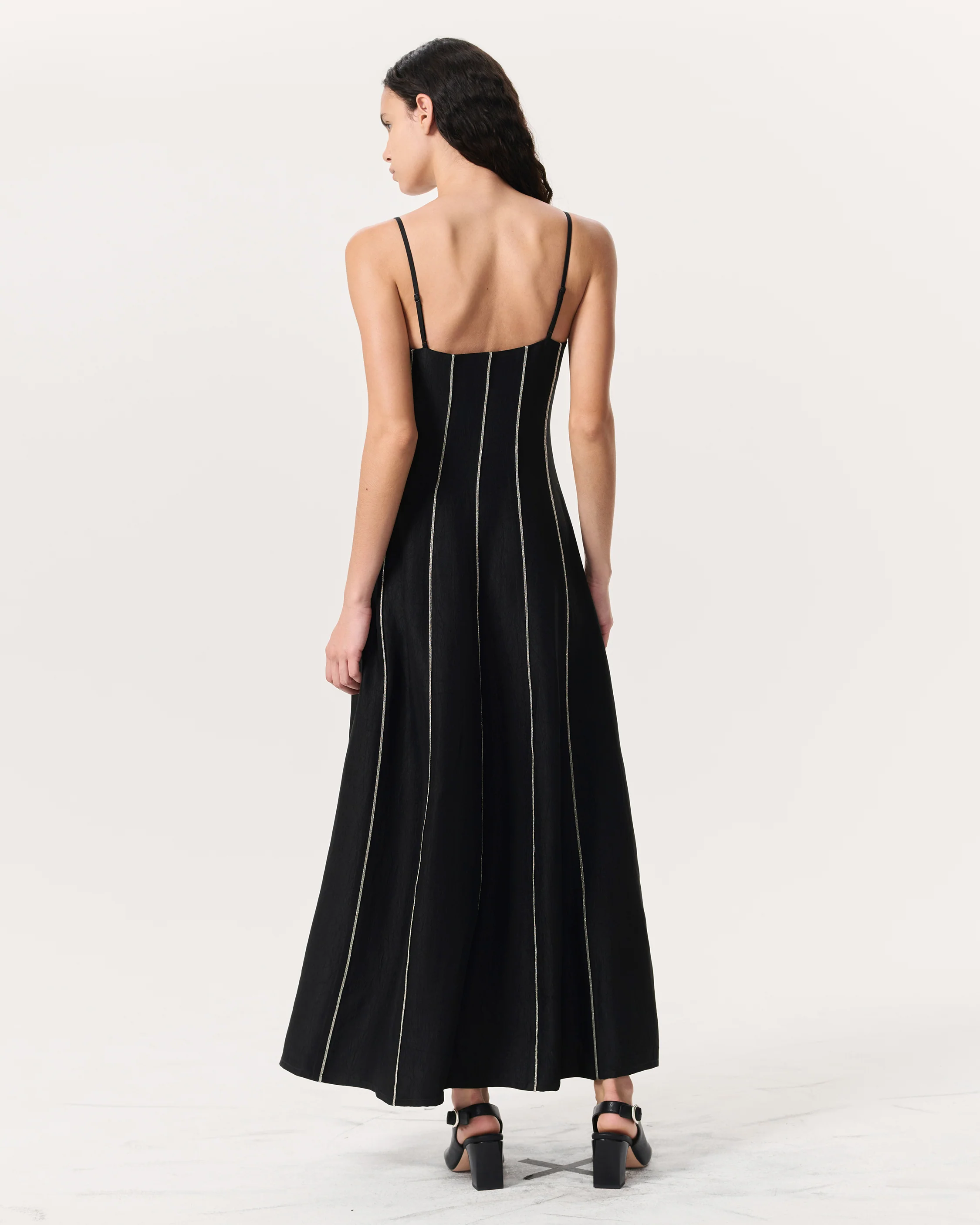 Kennedy Bead-Striped Maxi Dress - Image 5