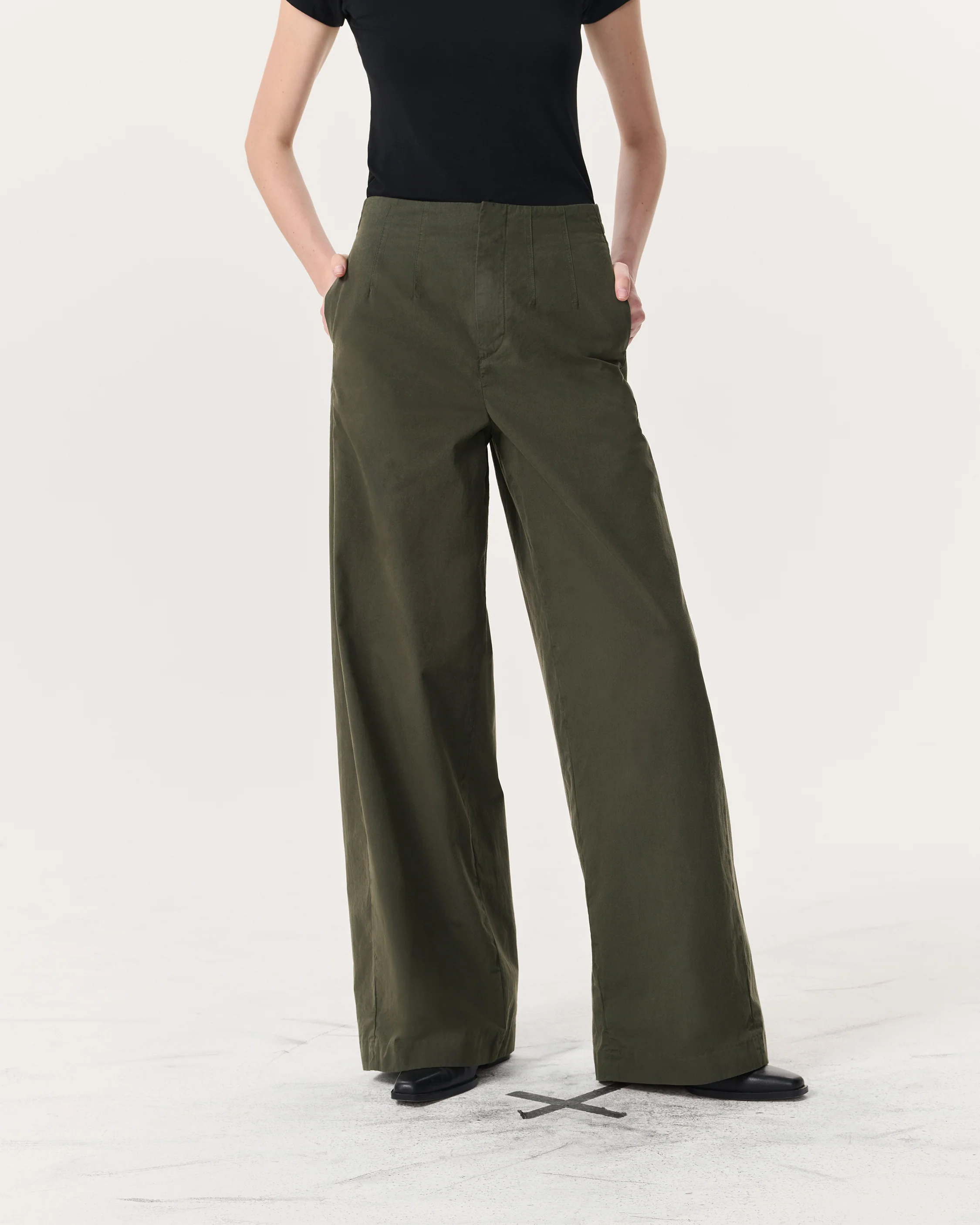 Kiana Cotton Flare Pants - Image 3