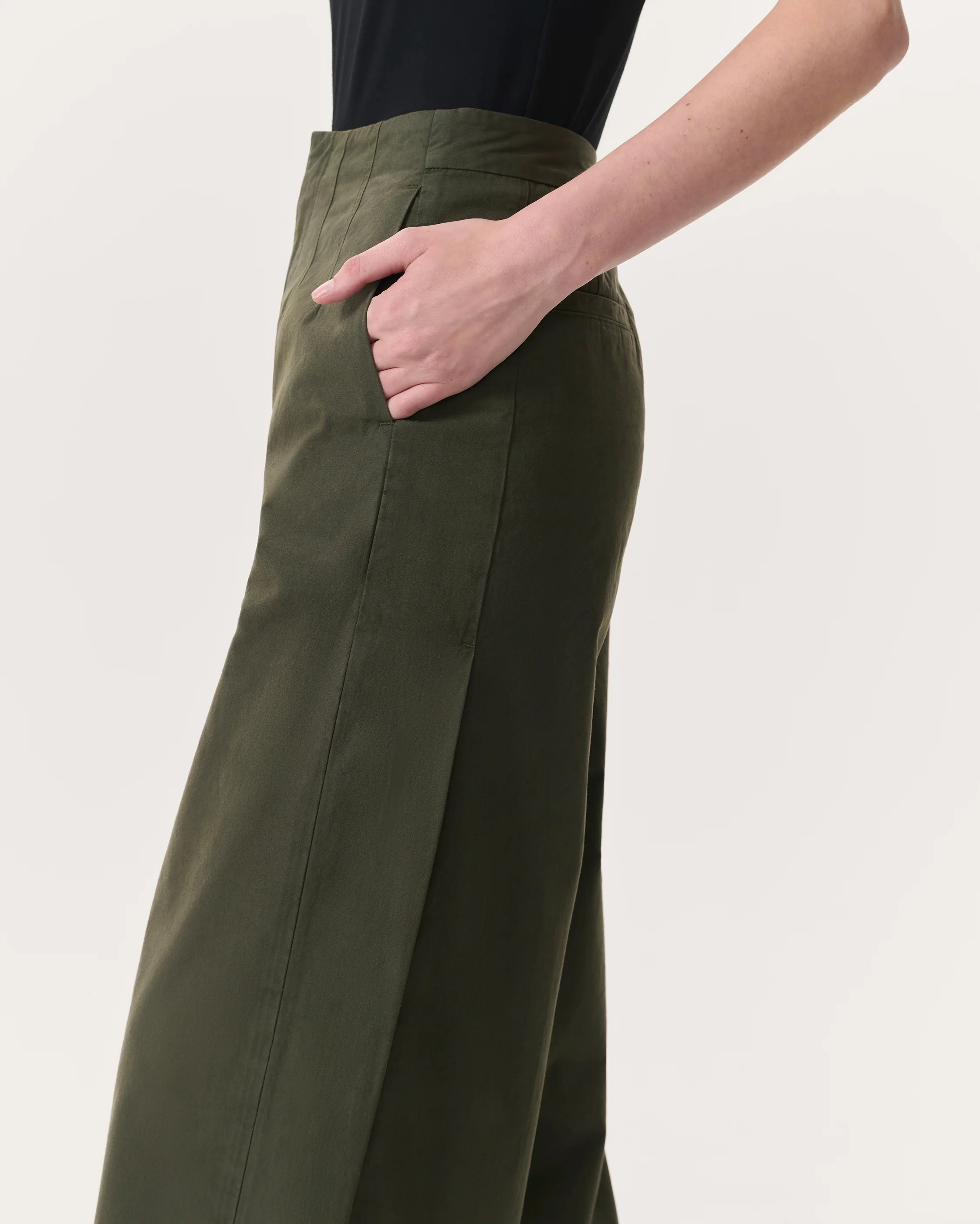 Kiana Cotton Flare Pants - Image 4