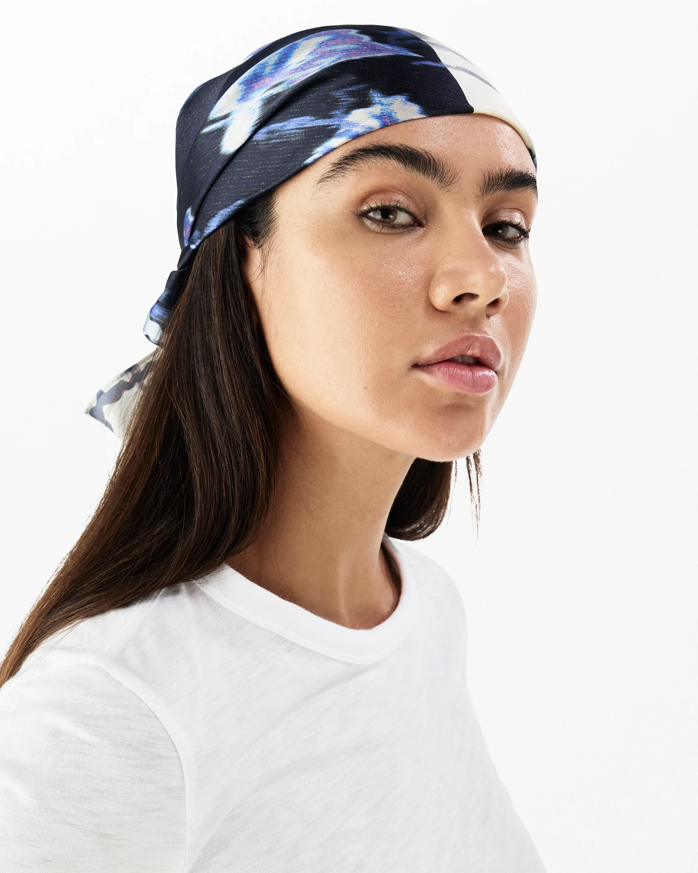 Kit Floral-Print Silk Bandana