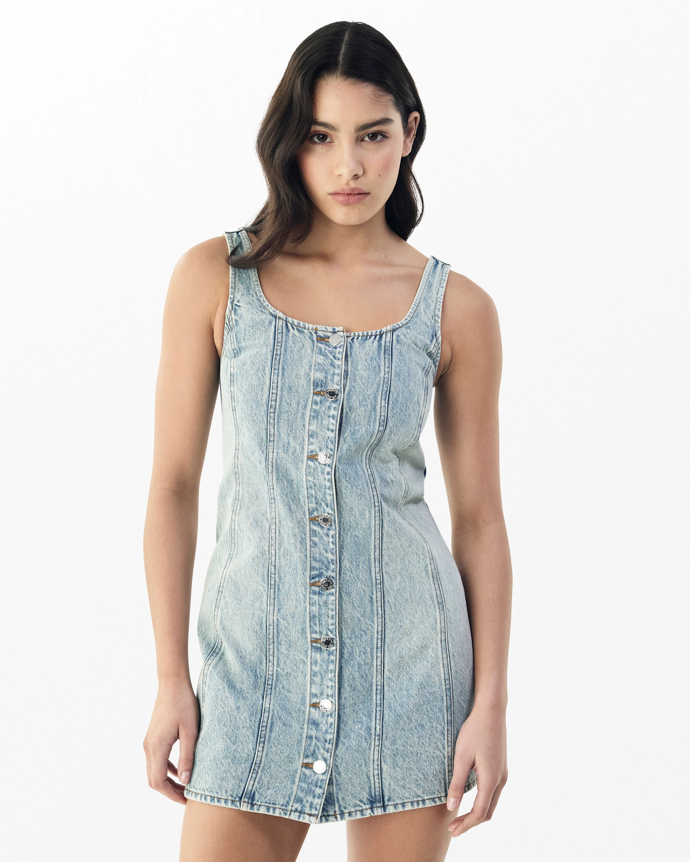 Laney Denim Dress - Image 3