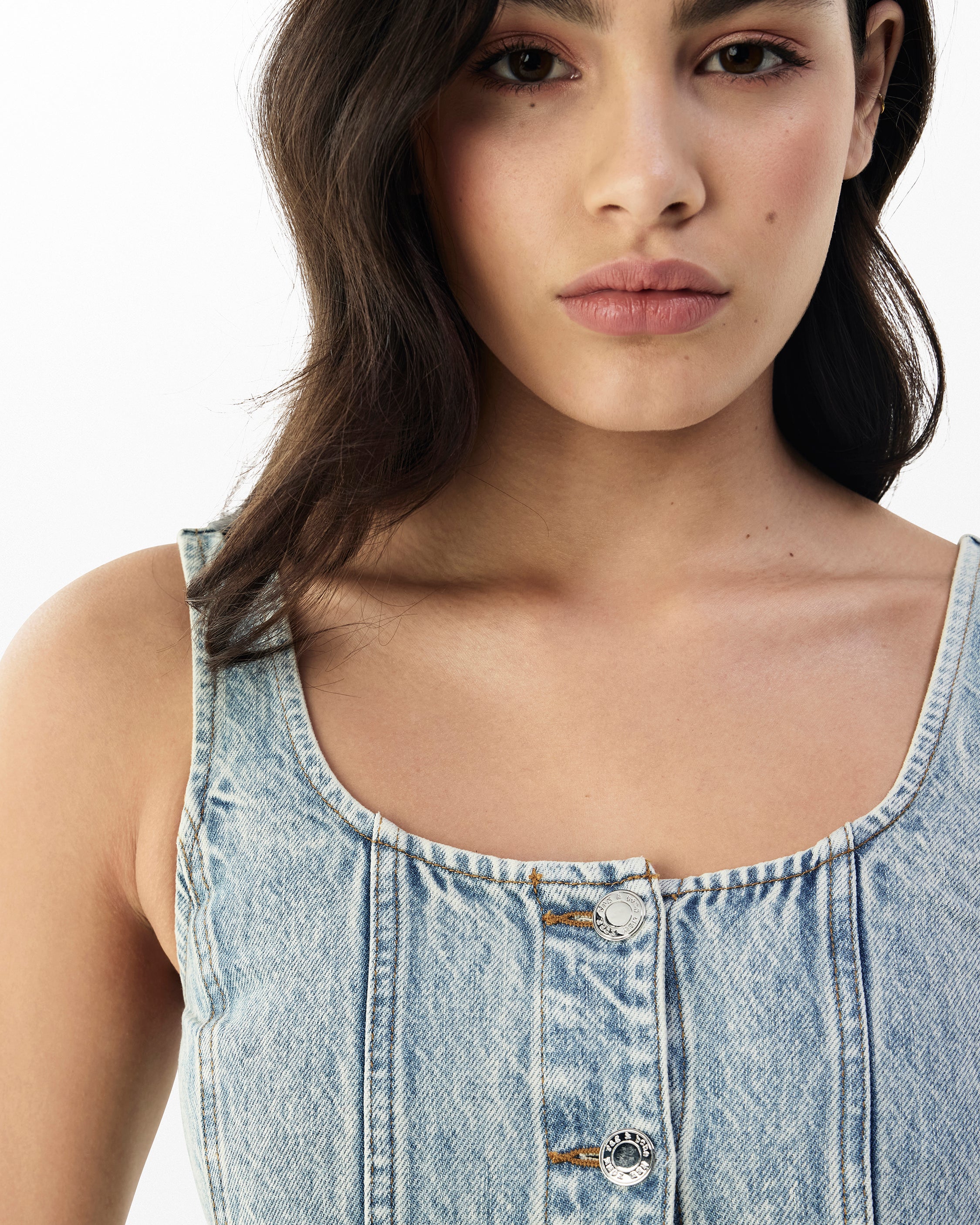 Laney Denim Dress - Image 4