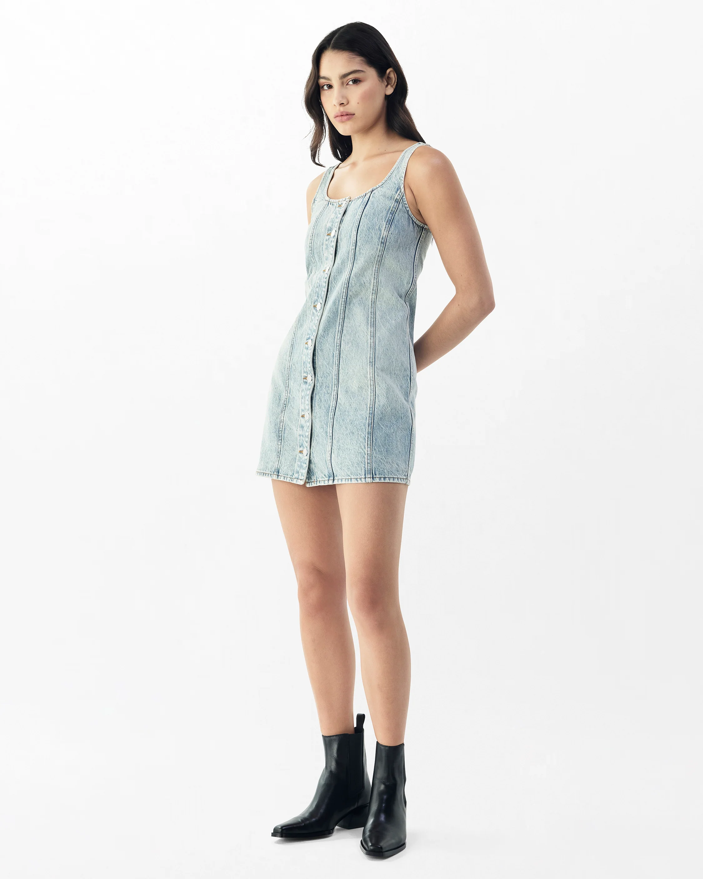 Laney Denim Dress - Image 5