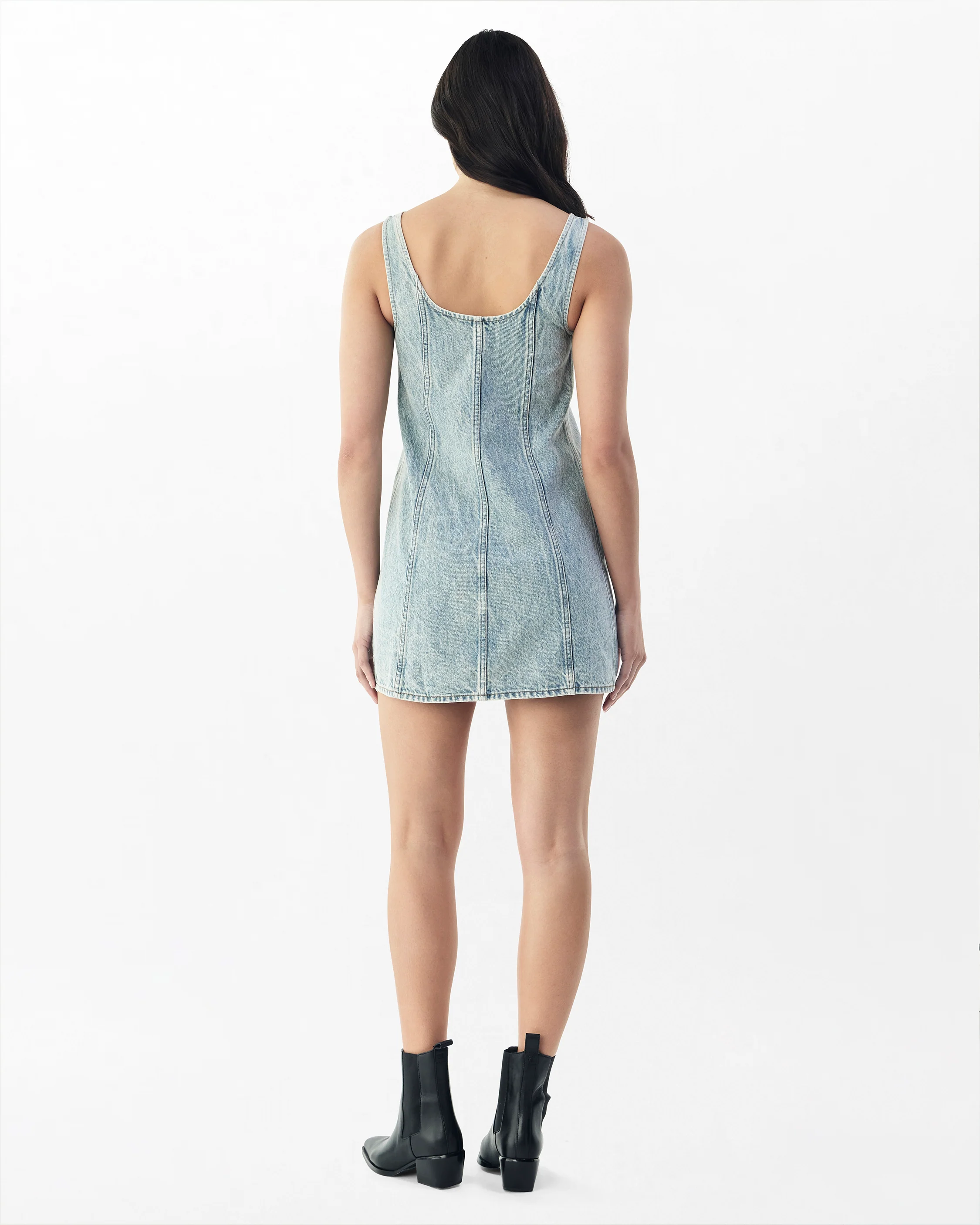 Laney Denim Dress - Image 6