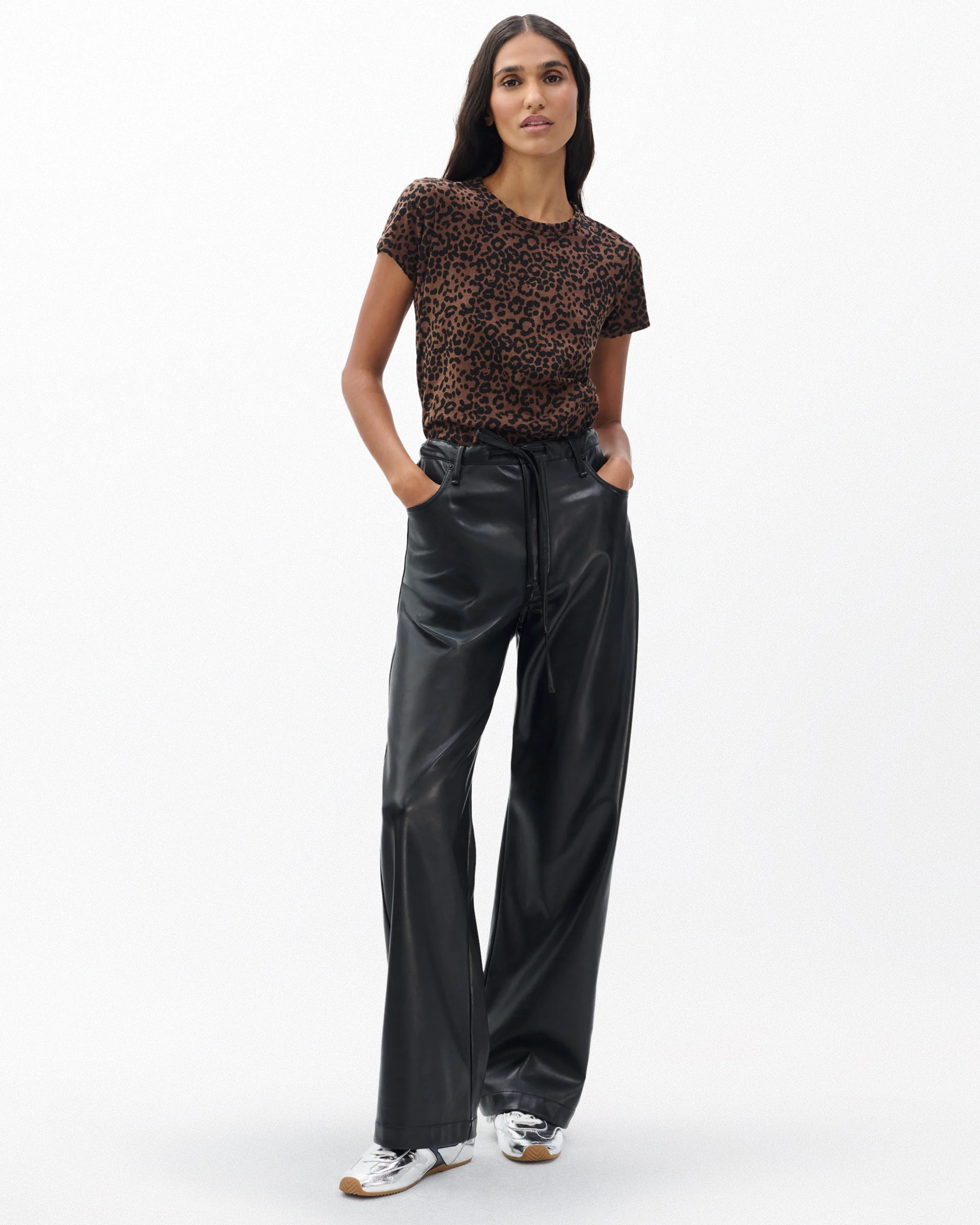 Leopard-Print Cotton Tee - Image 3