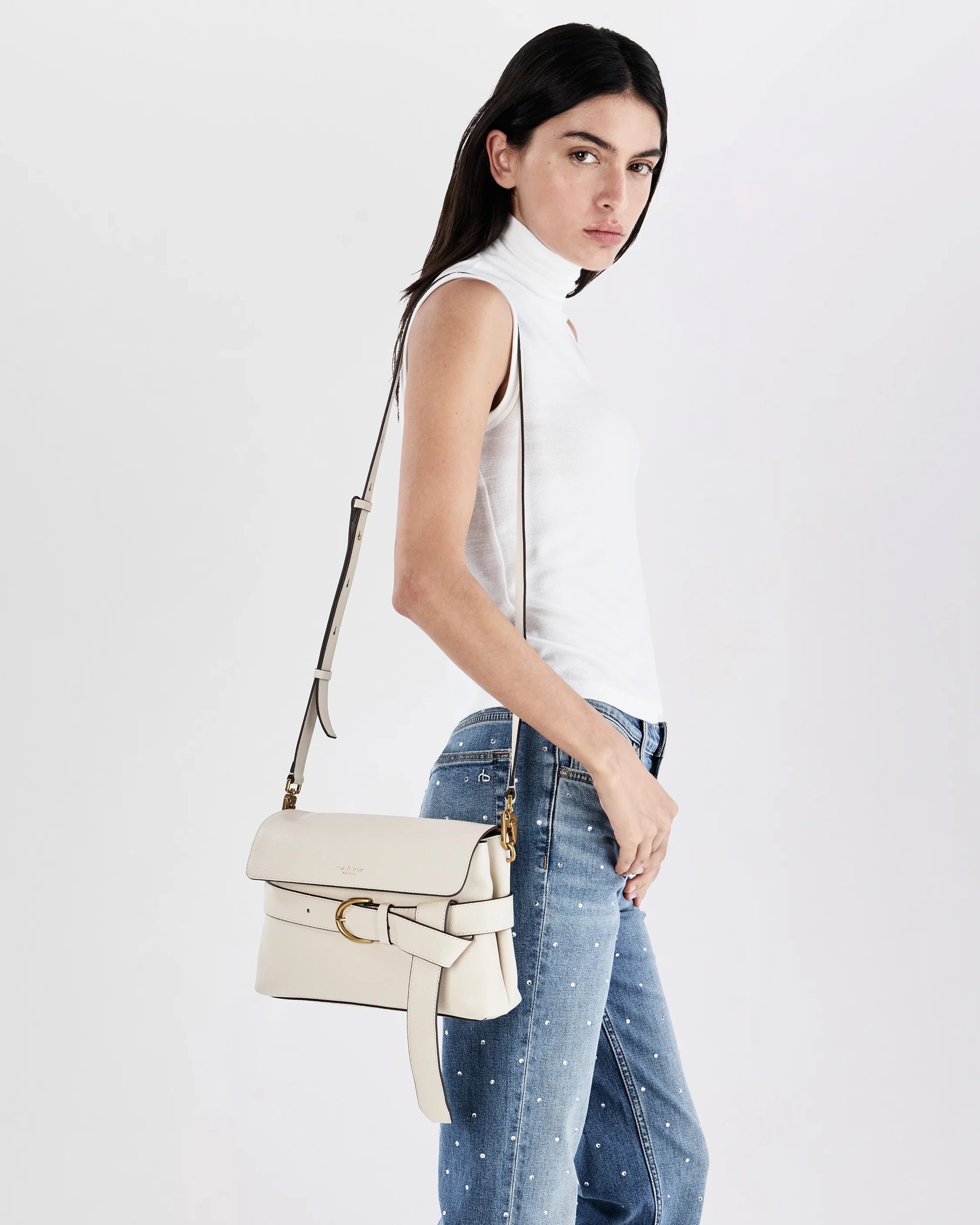 Lexington Leather Flap Bag - Image 3