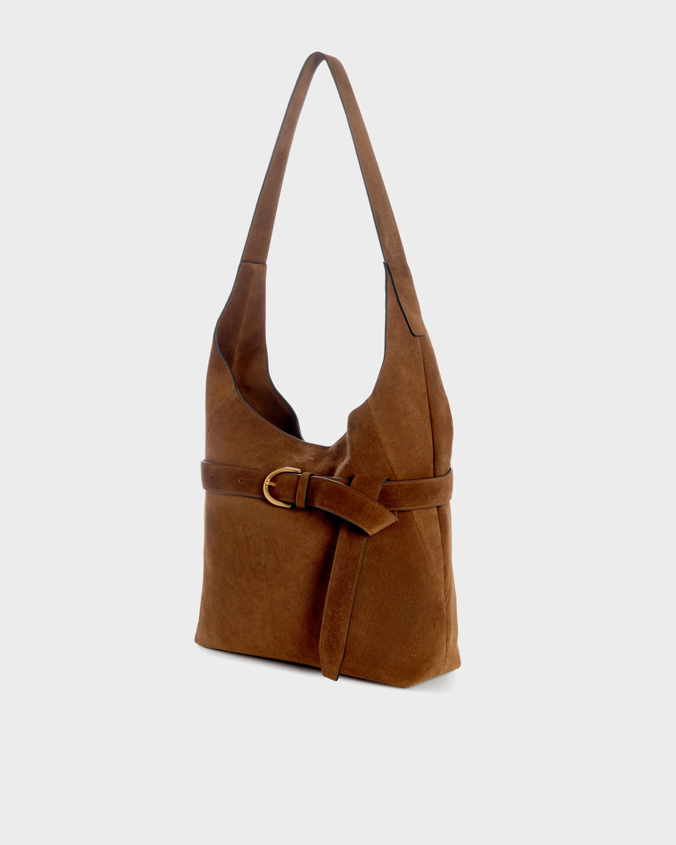 Lexington Suede Bucket Bag - Image 3