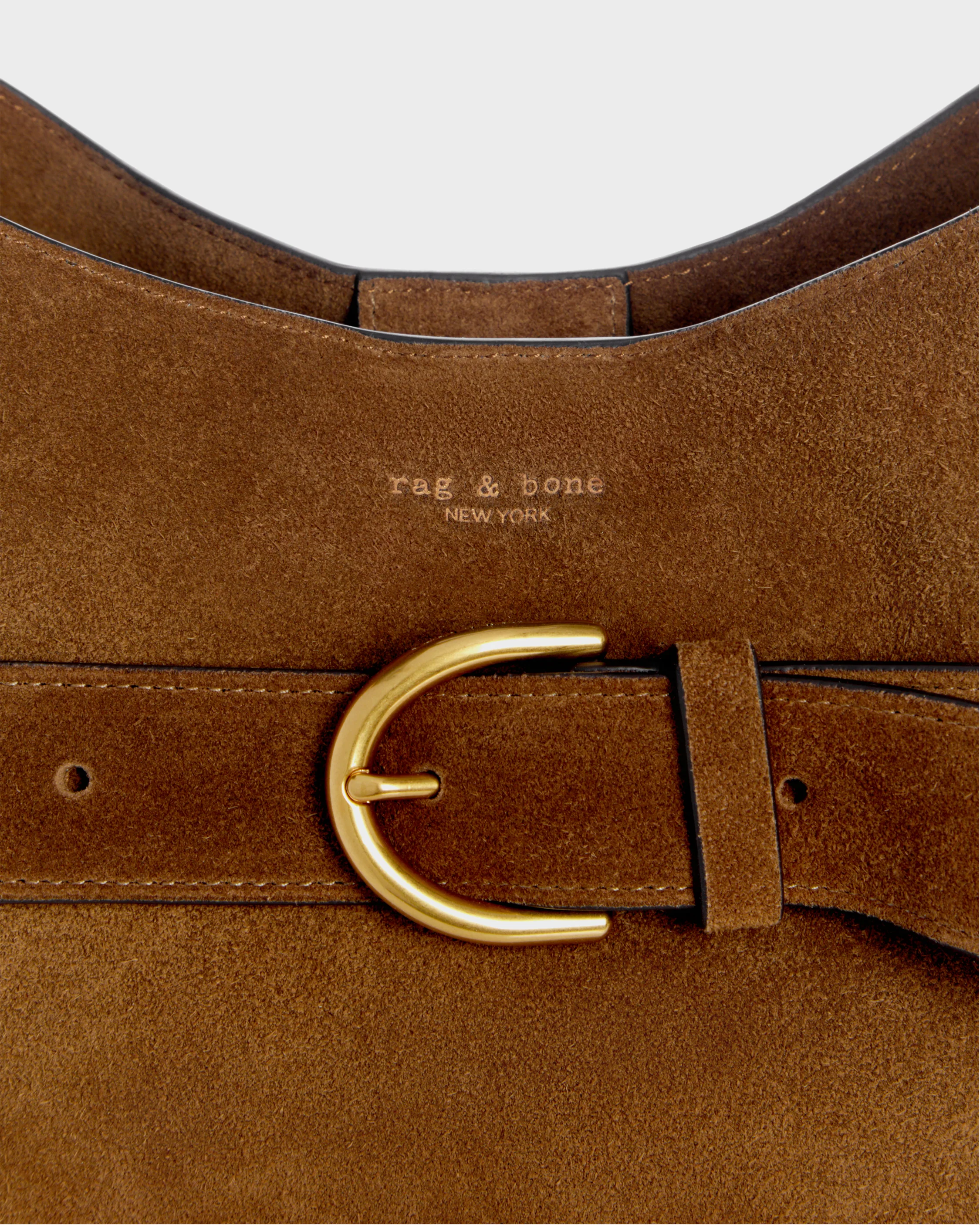 Lexington Suede Bucket Bag - Image 5