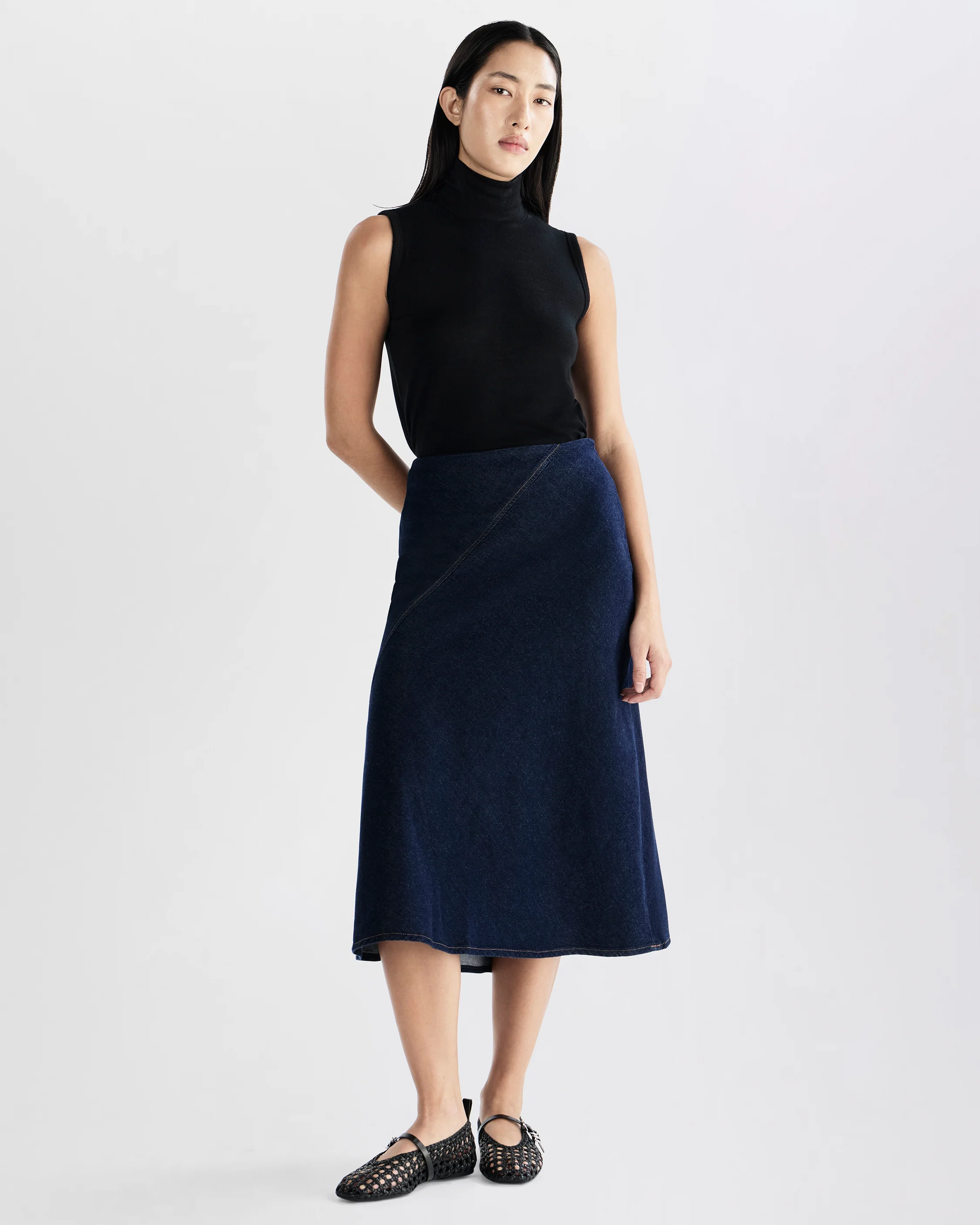 Lisbon Denim Skirt