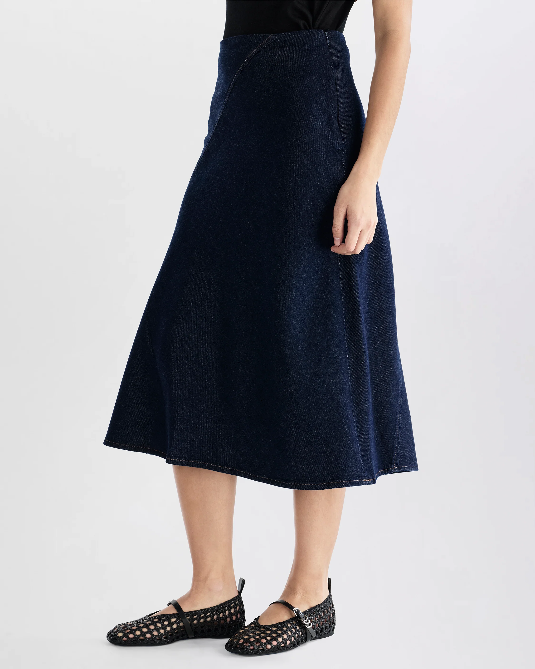 Lisbon Denim Skirt - Image 4