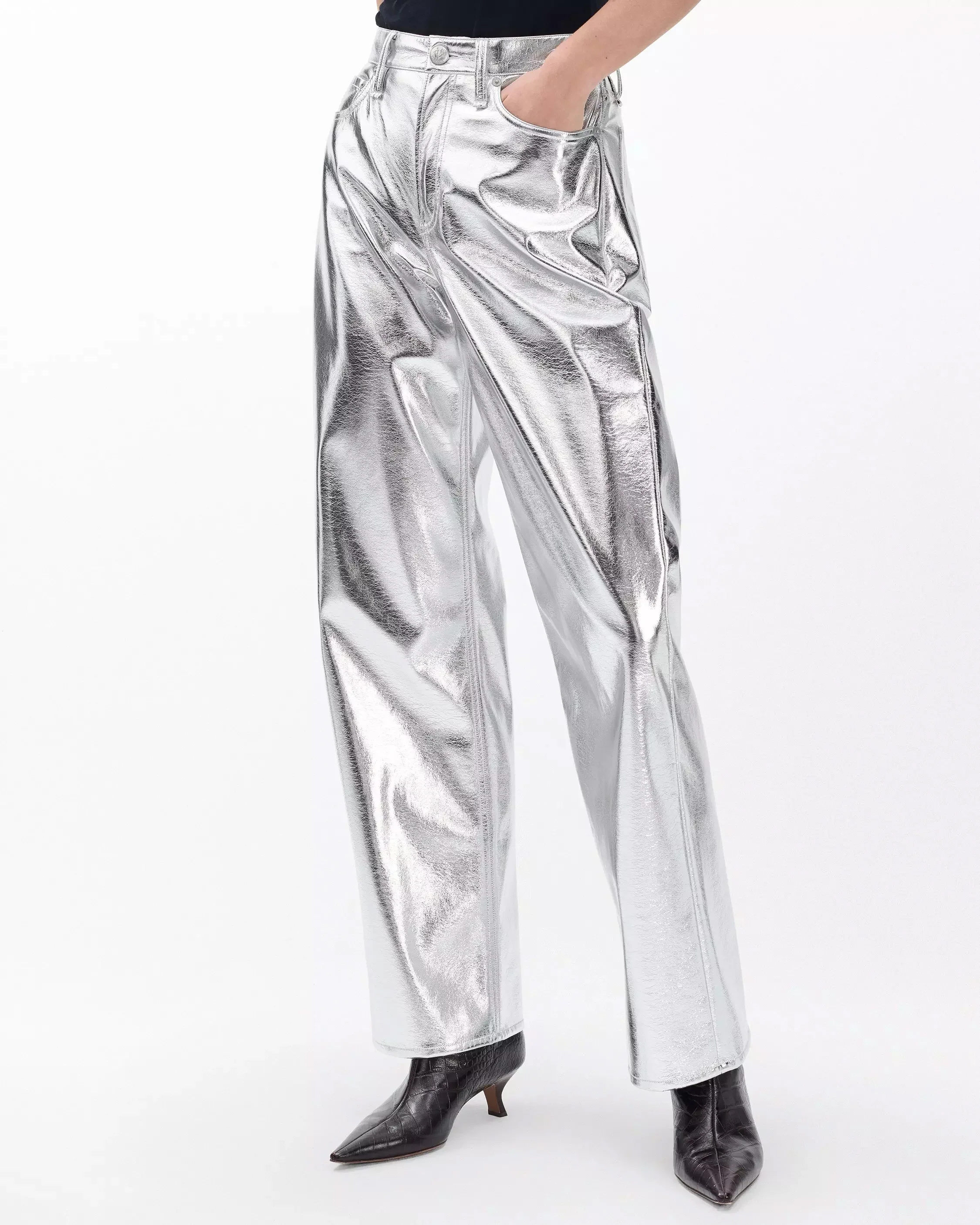 Logan Faux Leather Pants - Image 3