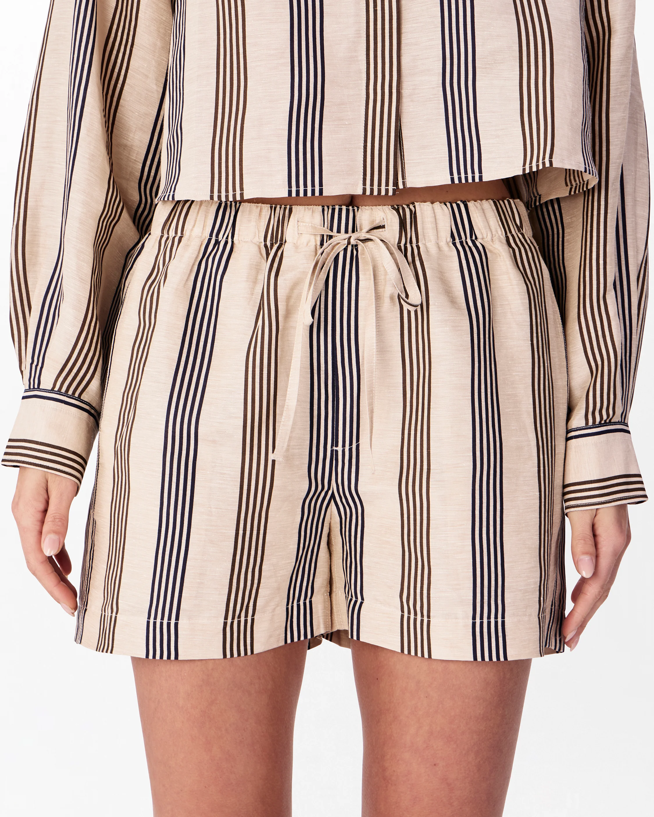 Logan Linen Beach Shorts - Image 4