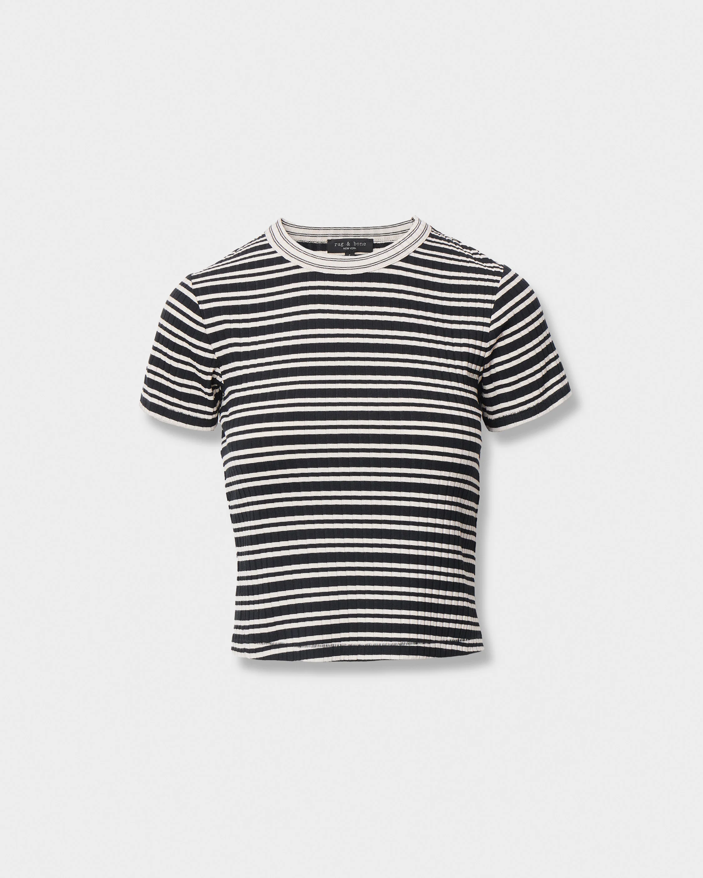 Luca Contrast Striped Tee - Image 2