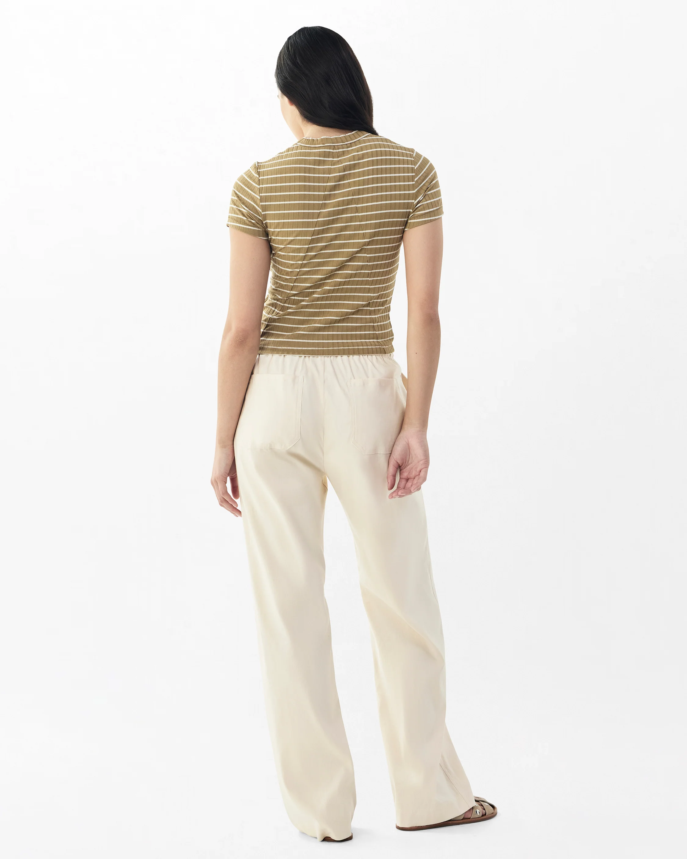 Luca Striped Baby Tee - Image 6