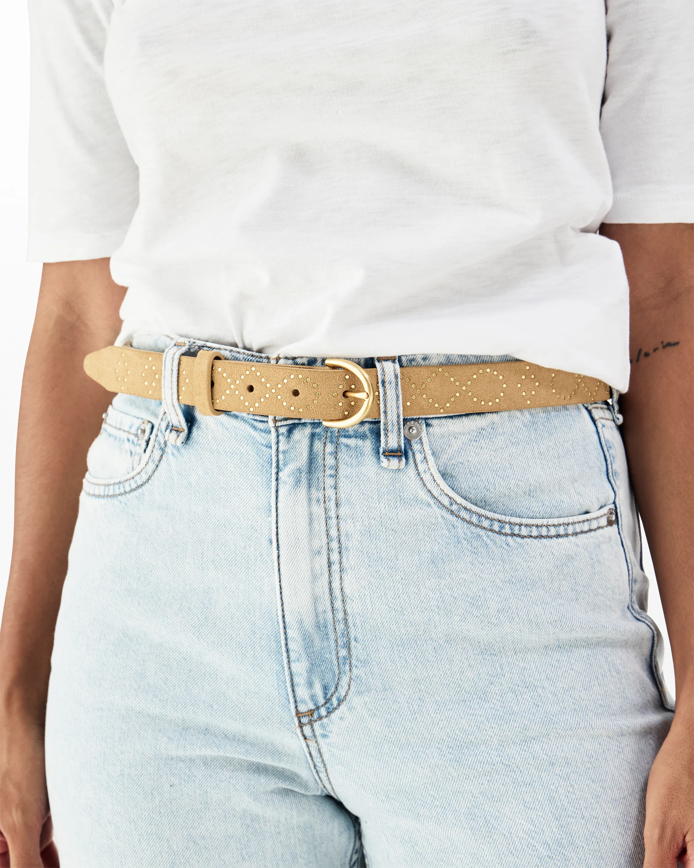 Maisie Studded Suede Belt - Image 3