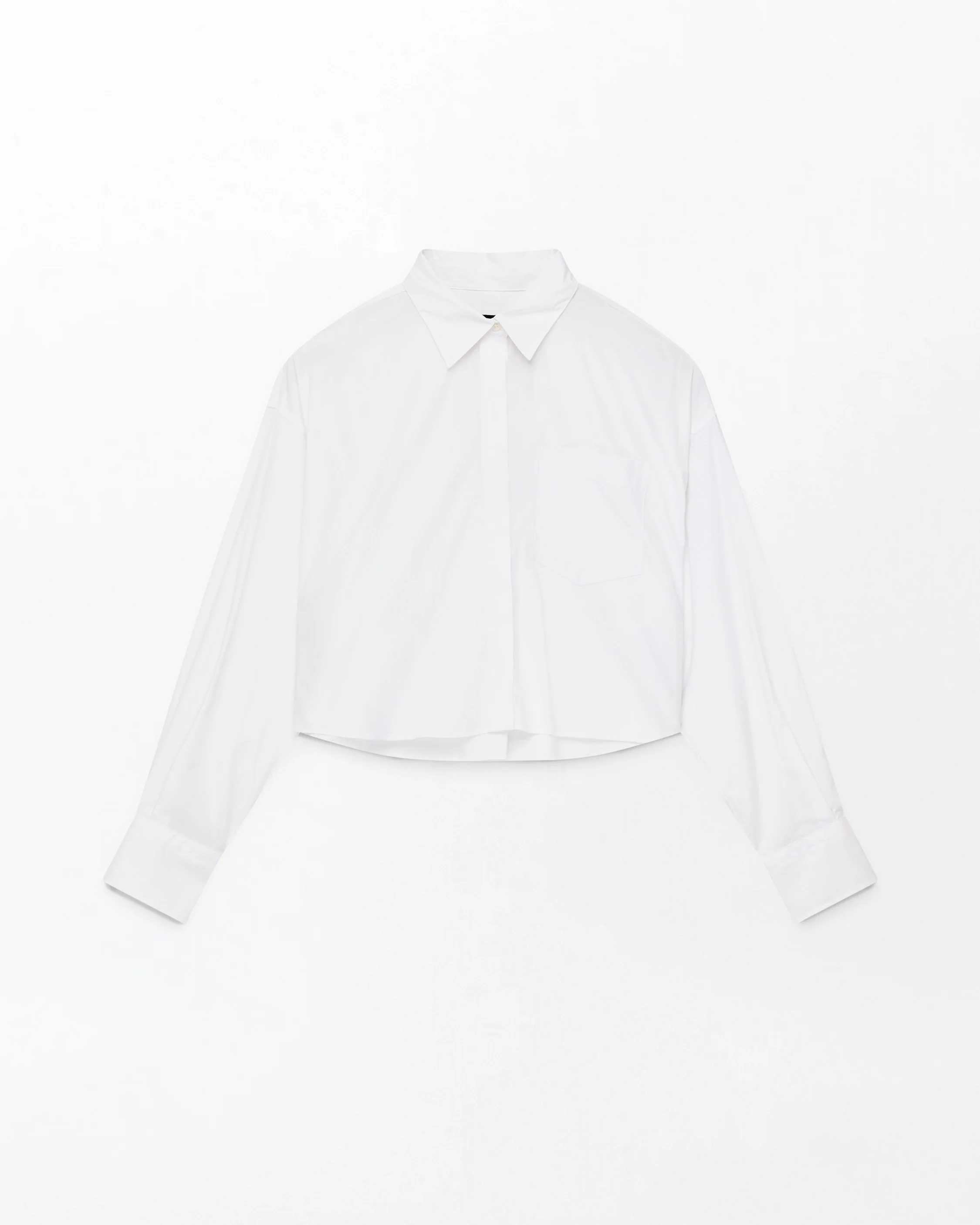 Marin Cropped Poplin Shirt - Image 2