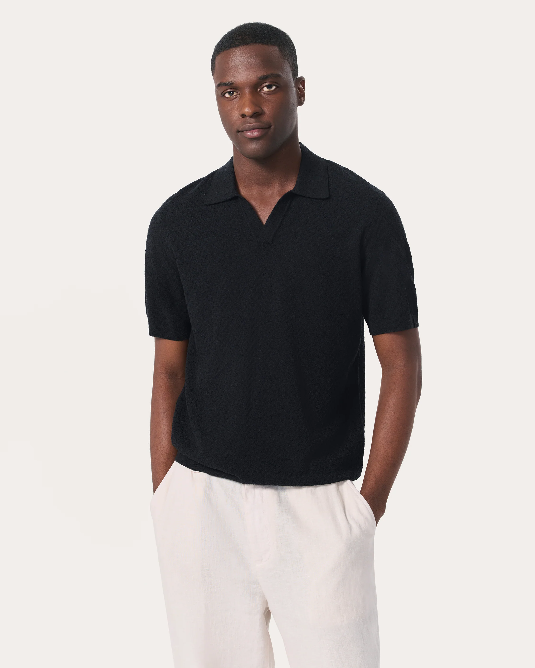 Zuma Toweling Herringbone Johnny Polo