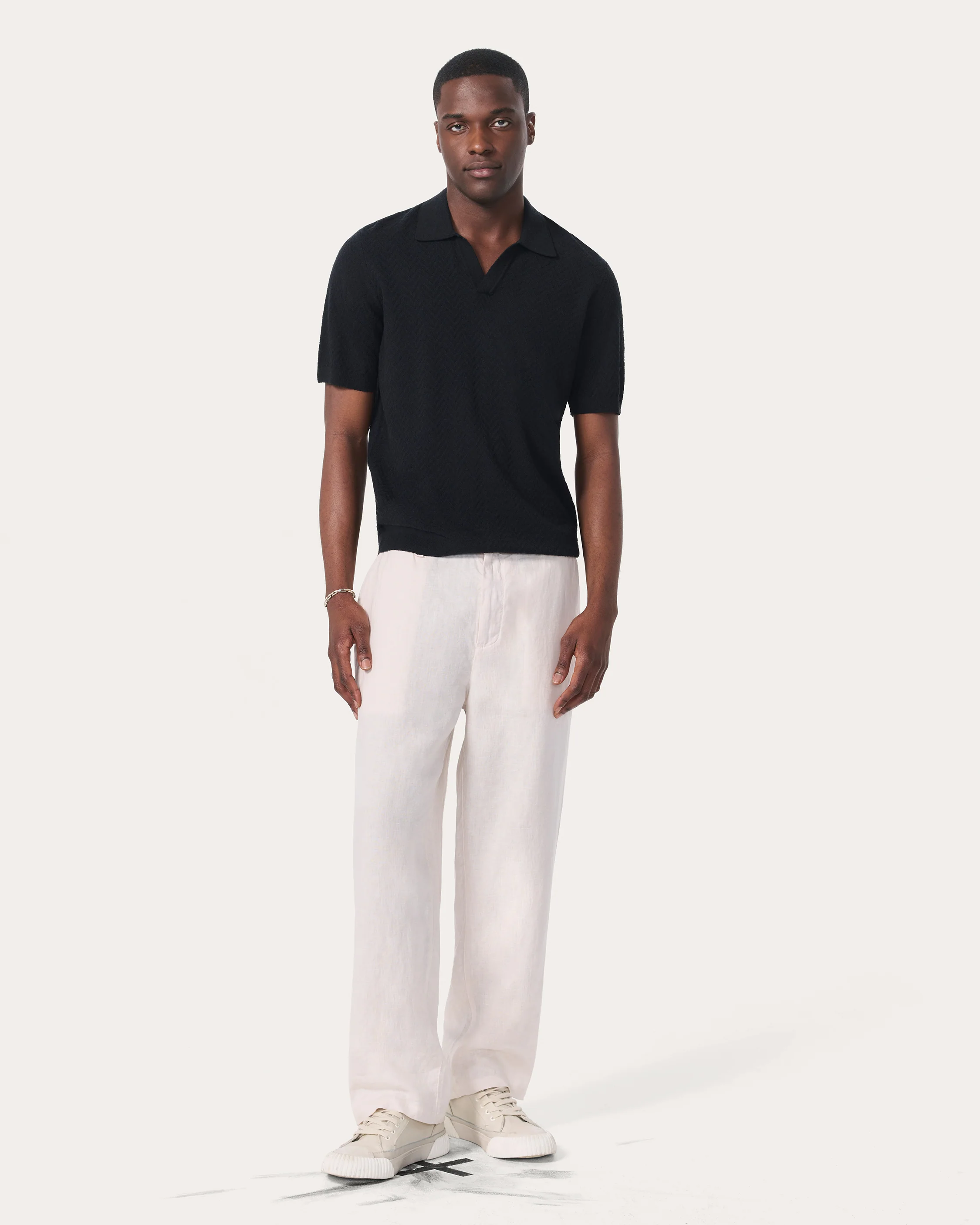 Zuma Toweling Herringbone Johnny Polo - Image 3