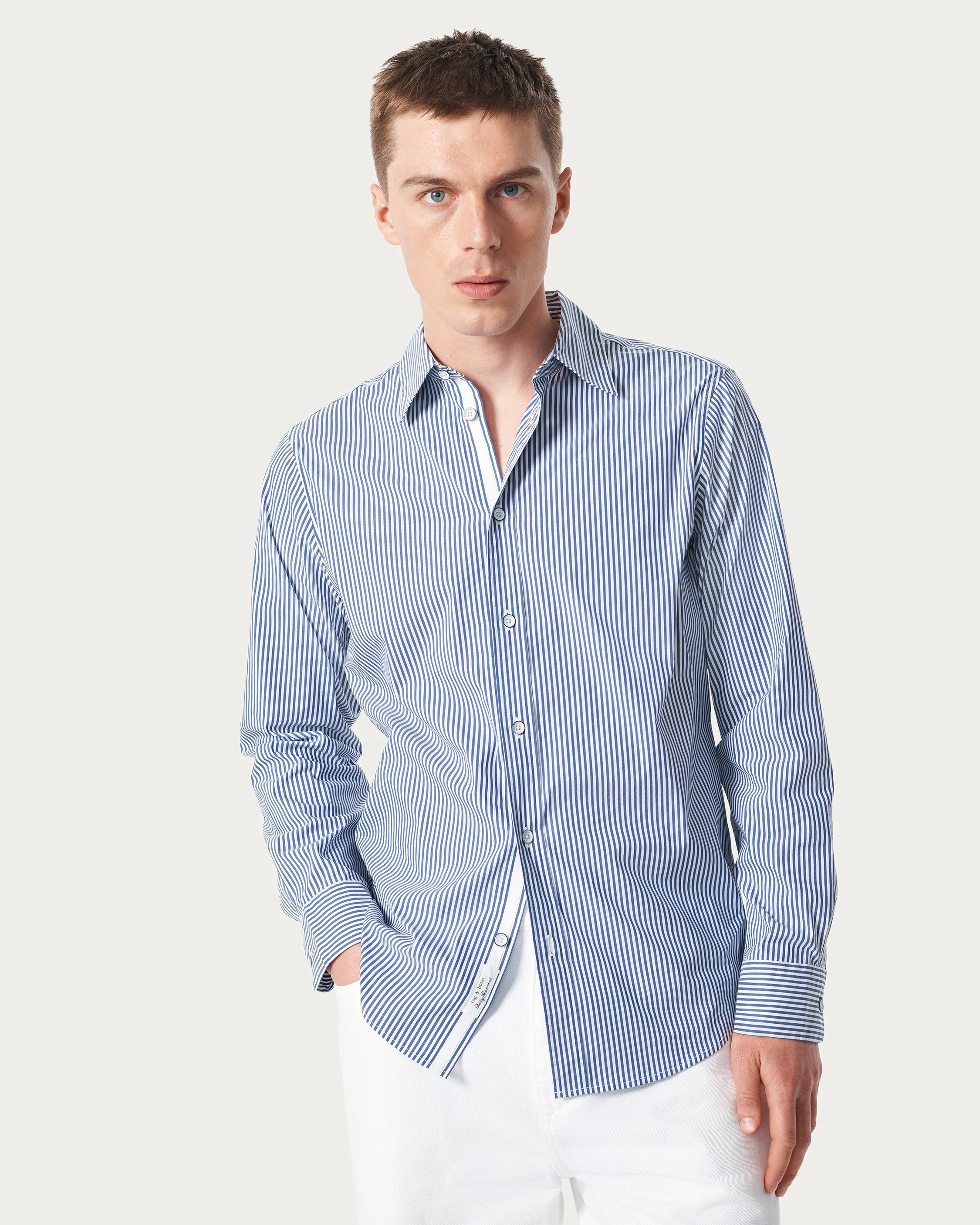 Patrick Striped Poplin Shirt