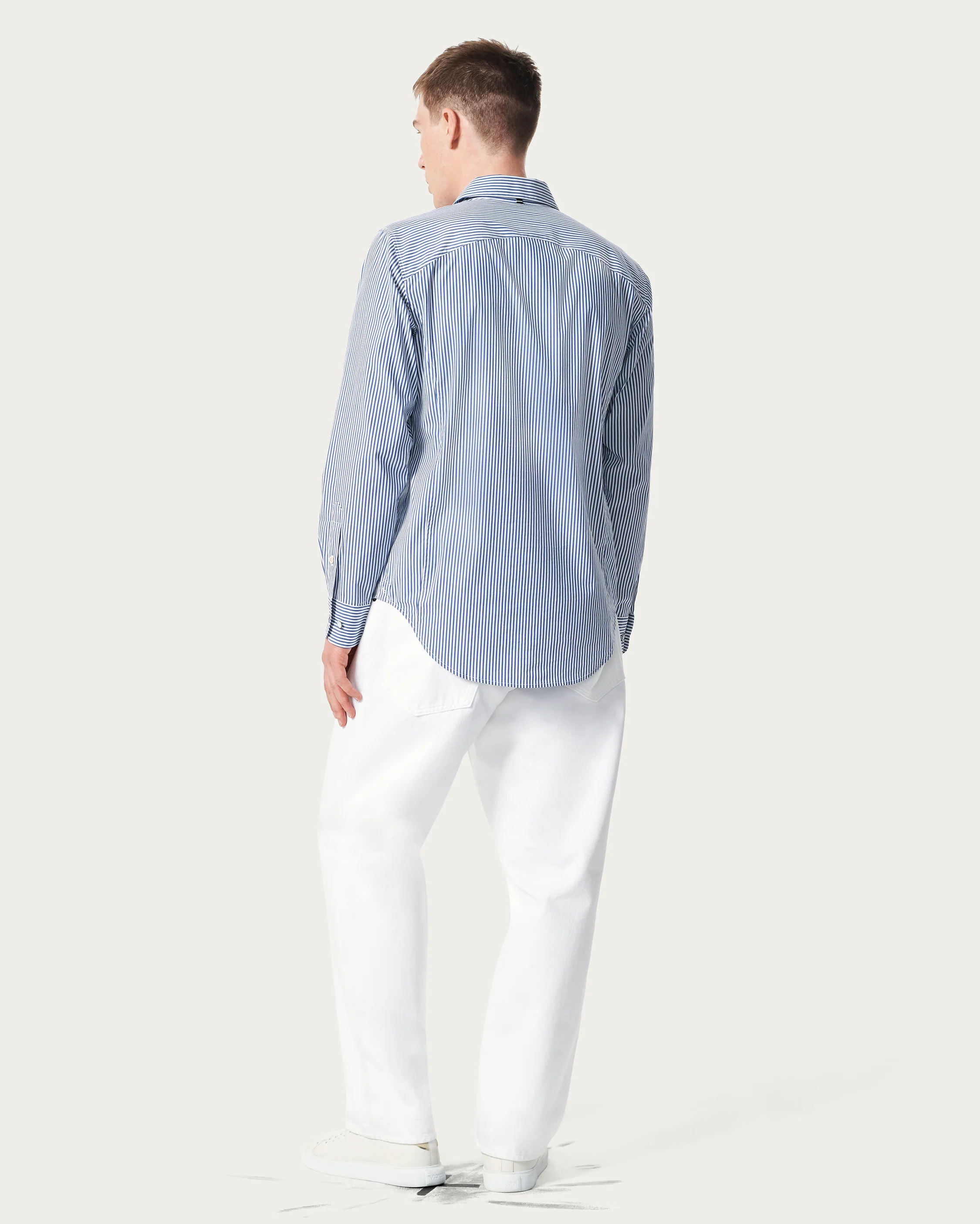 Patrick Striped Poplin Shirt - Image 6
