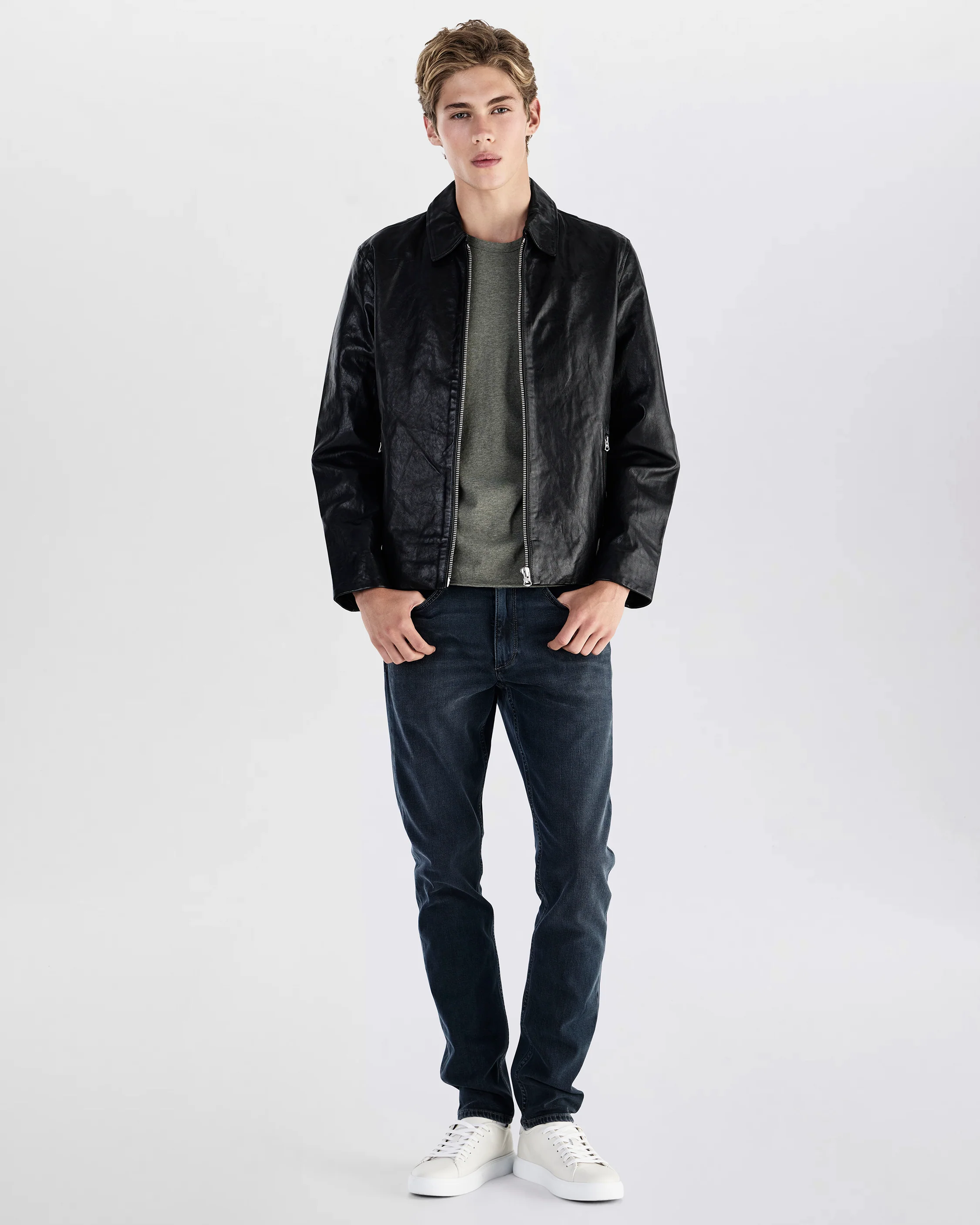 Melrose Lamb Leather Jacket - Image 3