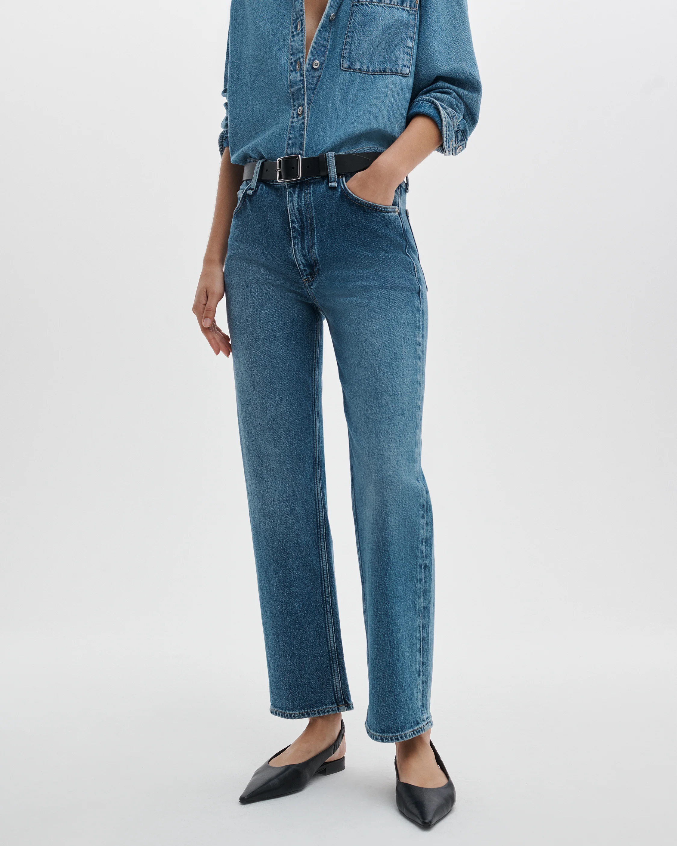 Mercer Leather Slingback Flats - Image 2