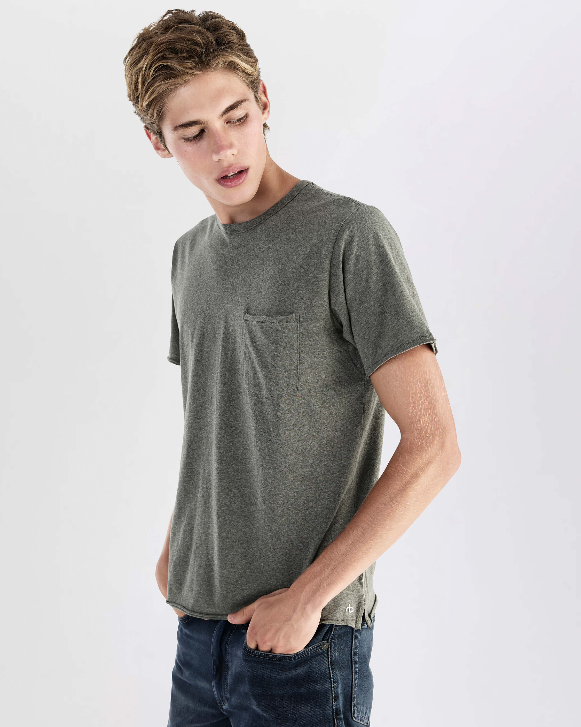 Miles Melange Pocket Tee