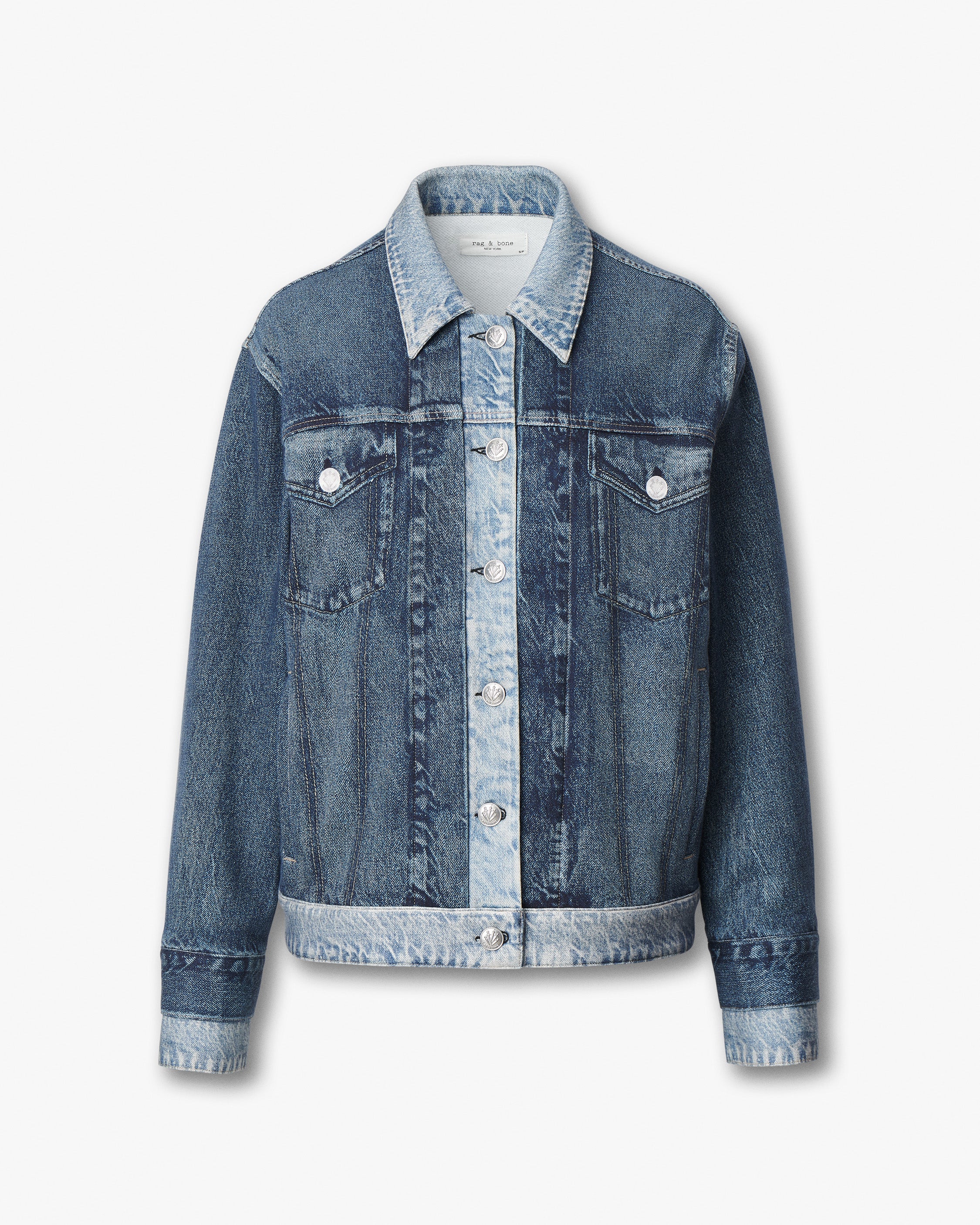 rb Miramar Oversized Combo Trucker Jacket - Image 2
