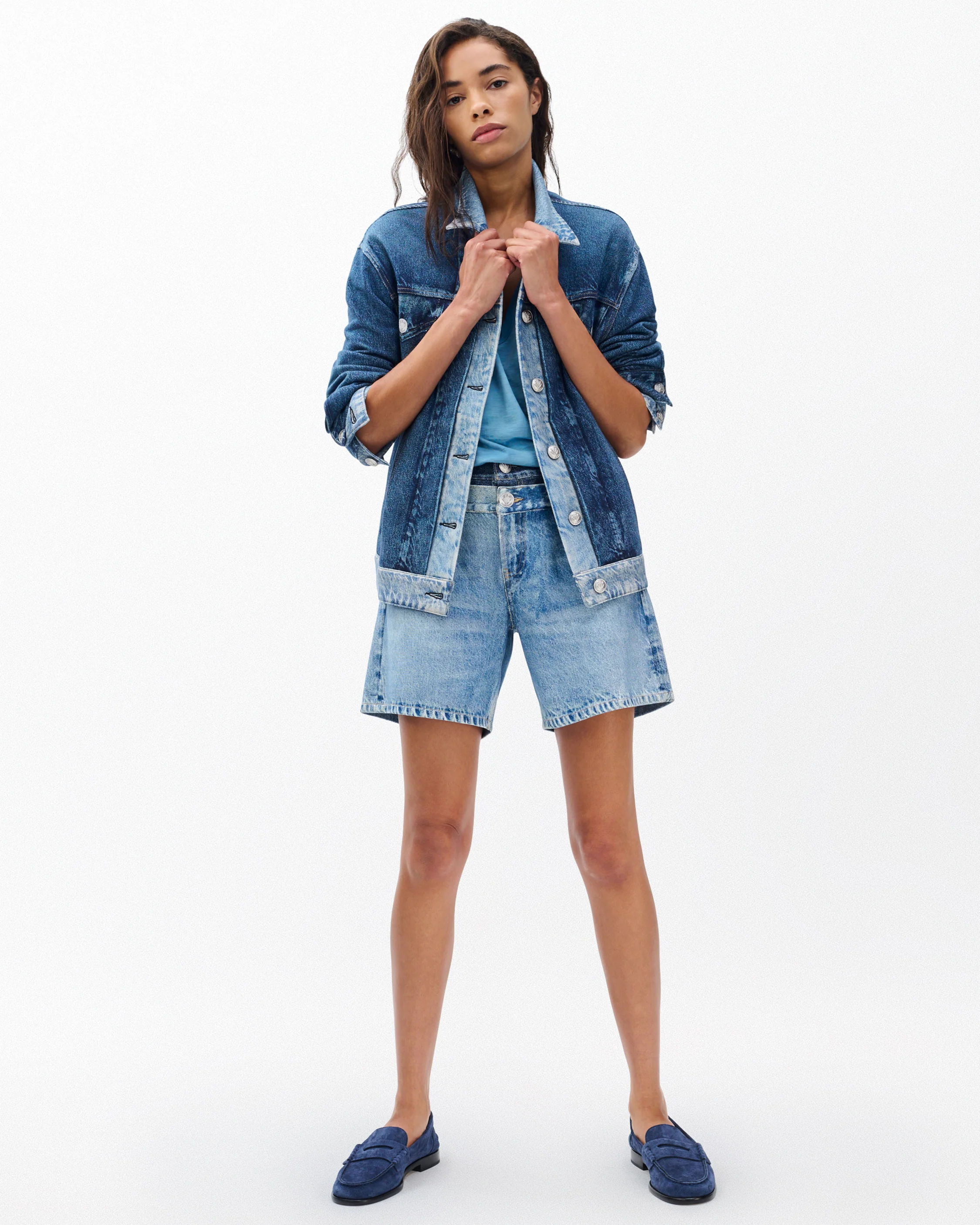 rb Miramar Oversized Combo Trucker Jacket - Image 3