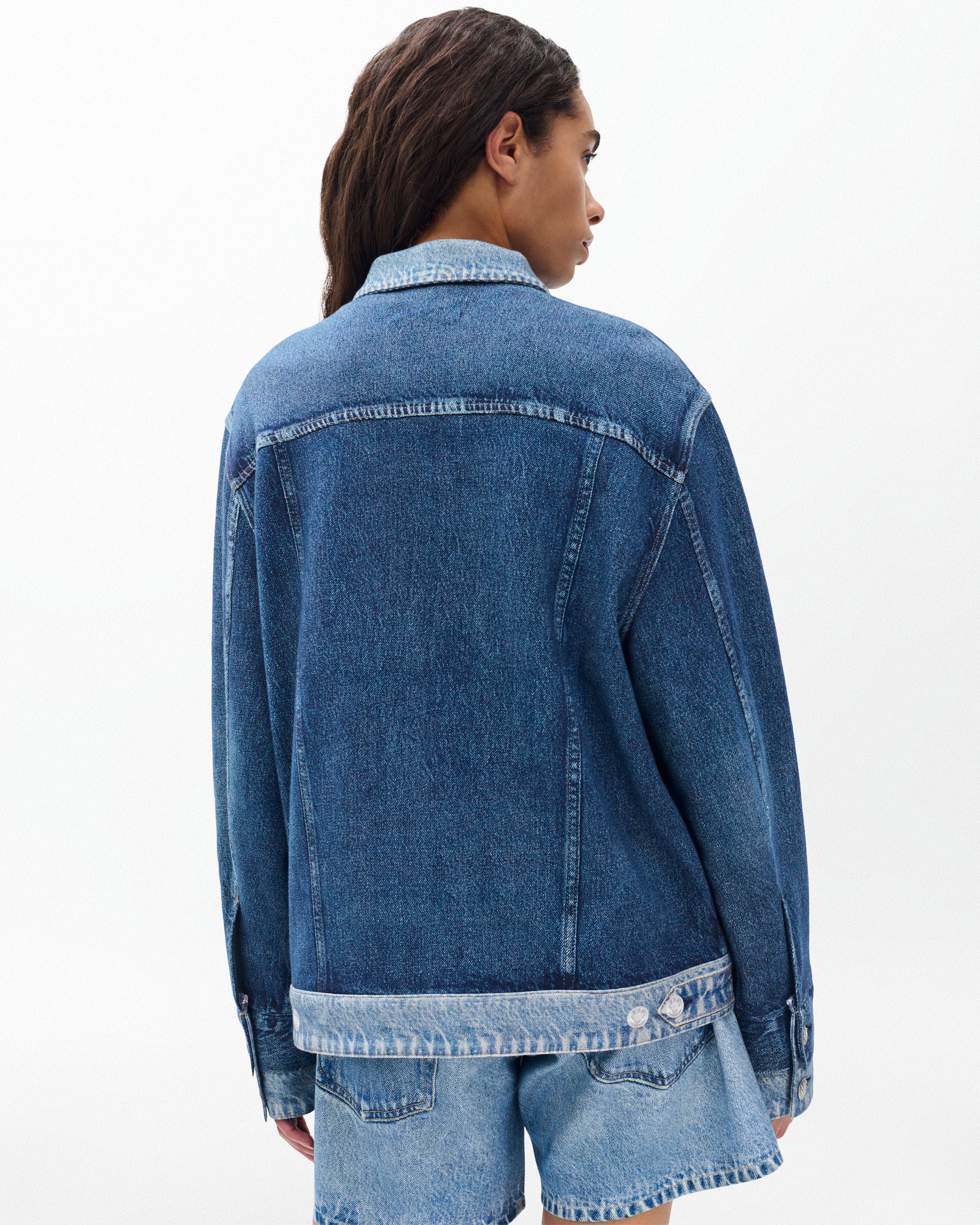 rb Miramar Oversized Combo Trucker Jacket - Image 5