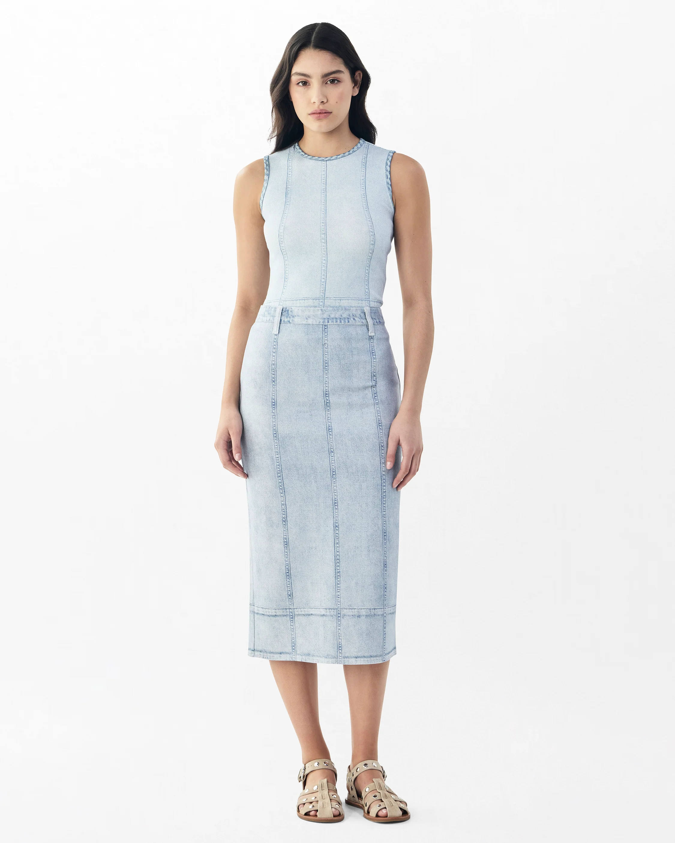 rb Miramar Ponte Pencil Skirt