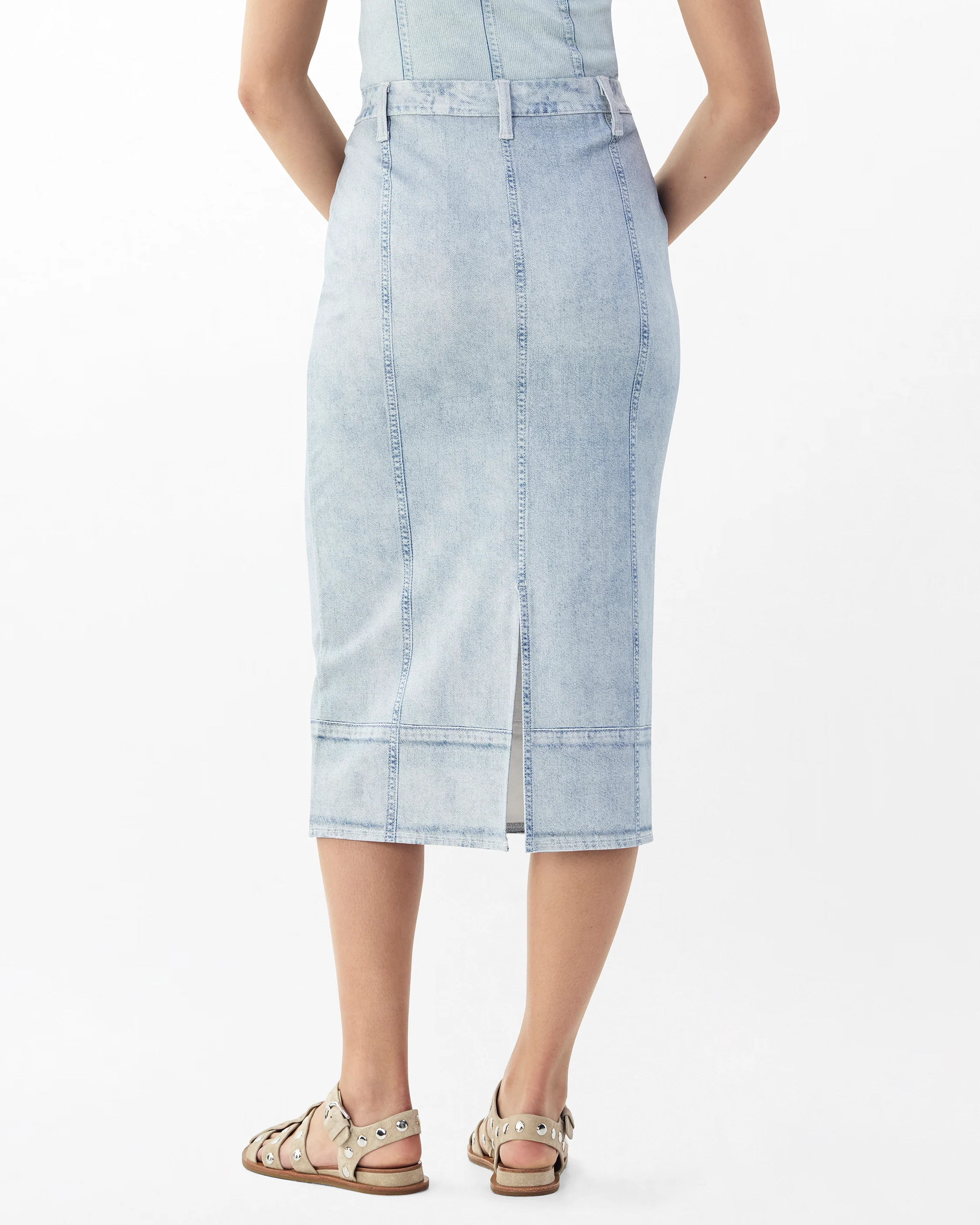 rb Miramar Ponte Pencil Skirt - Image 6