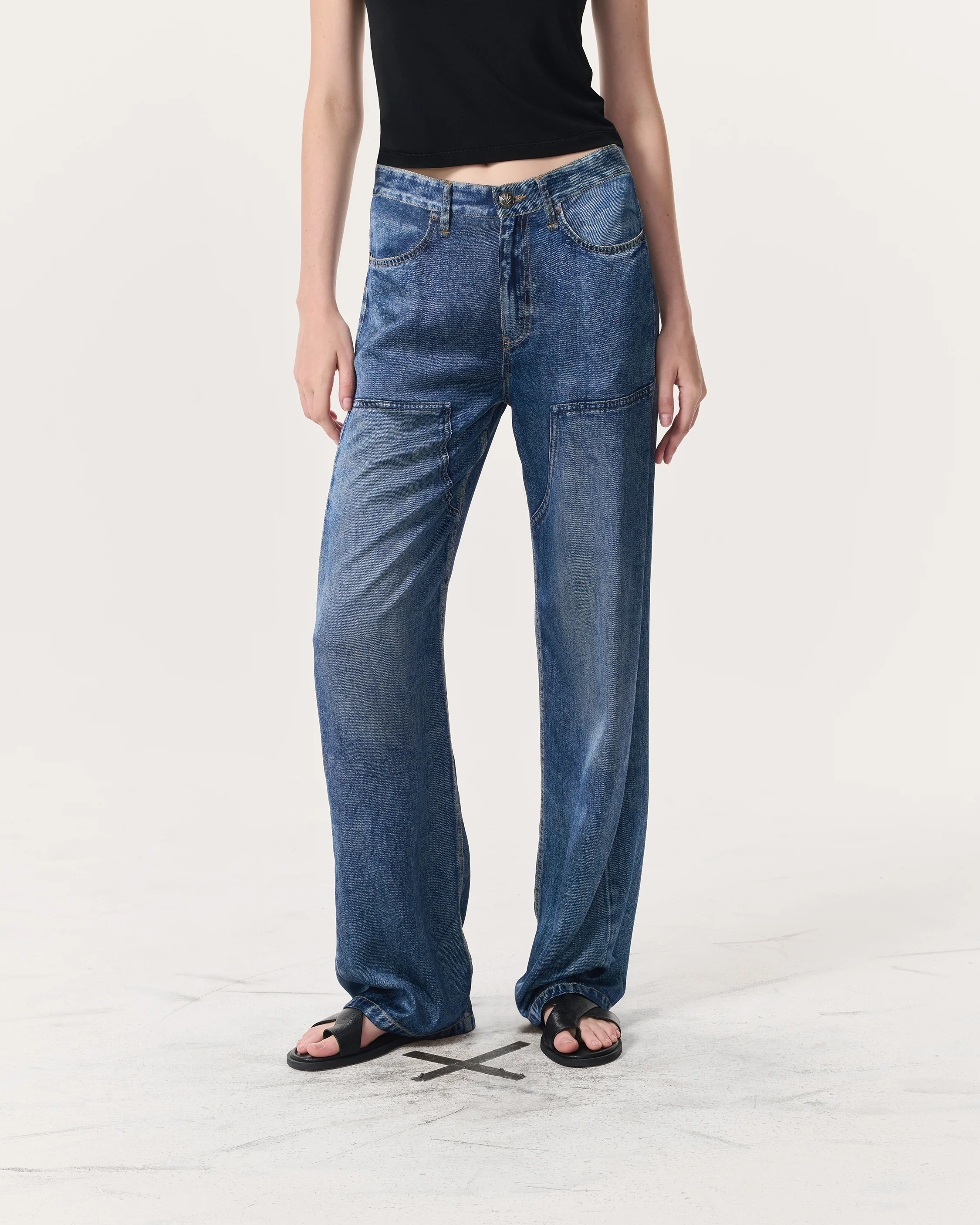 rb Miramar Satin Logan Carpenter Pants - Image 3