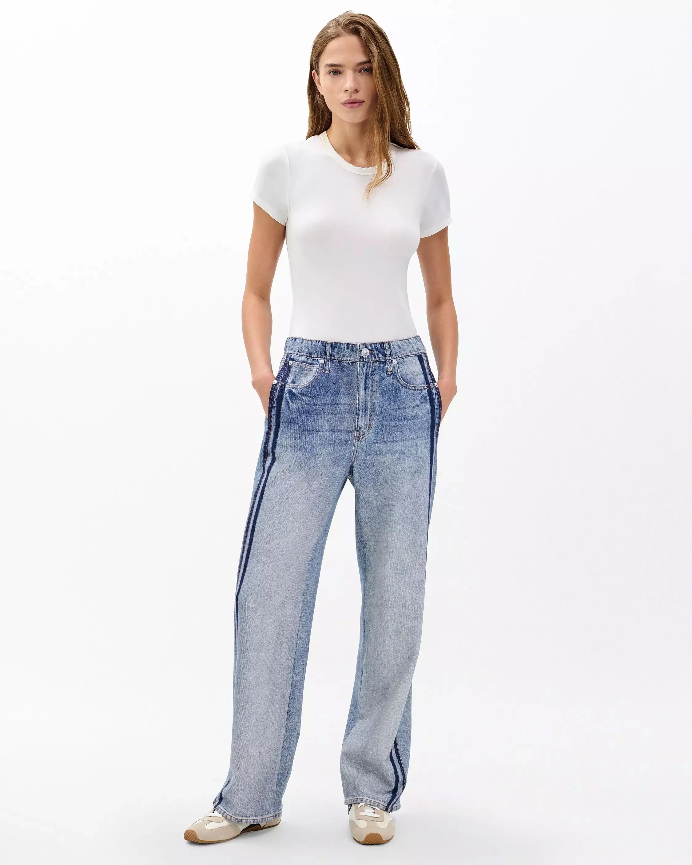 rb Miramar Wide-Leg Track Pants