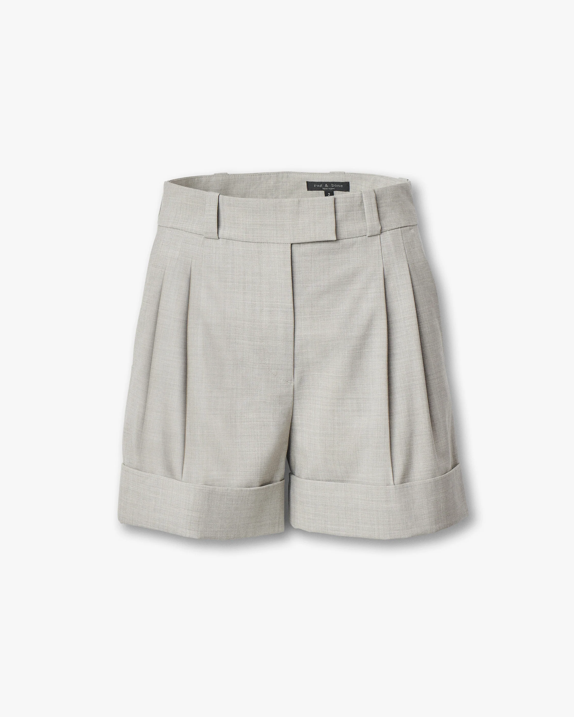 Neila Italian Stretch Wool Shorts - Image 2