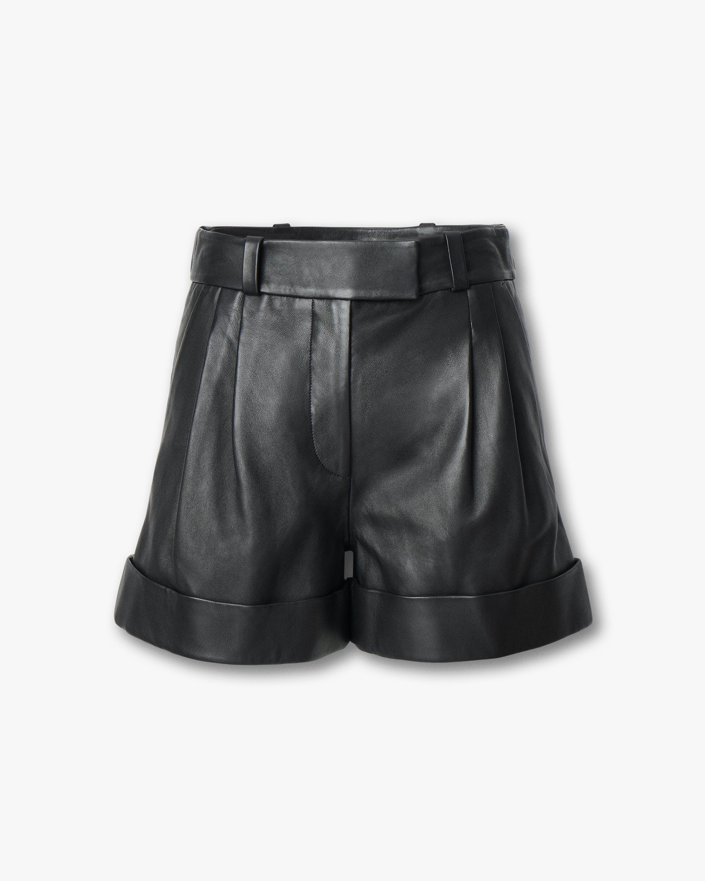 Neila Leather Shorts - Image 2