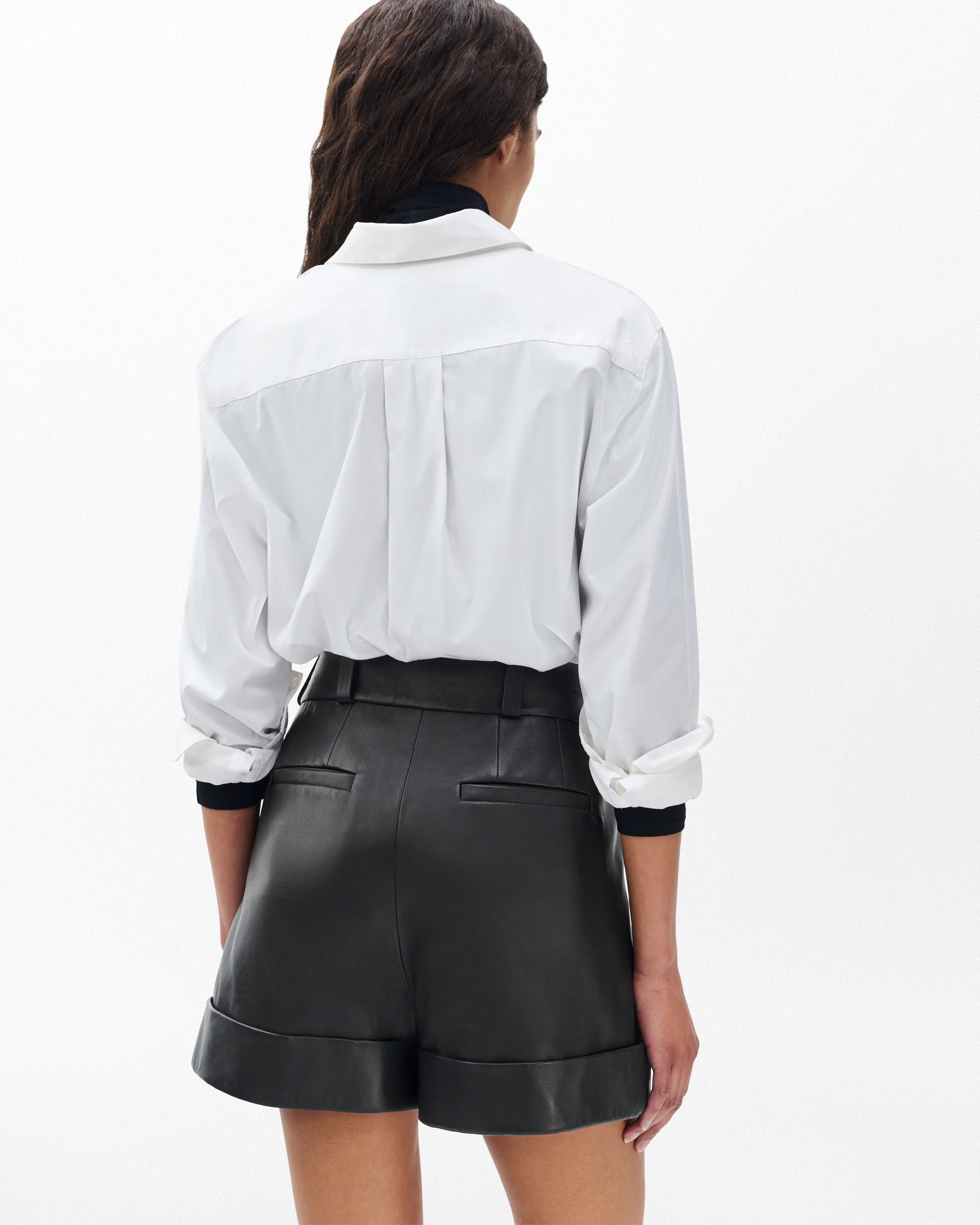 Neila Leather Shorts - Image 5