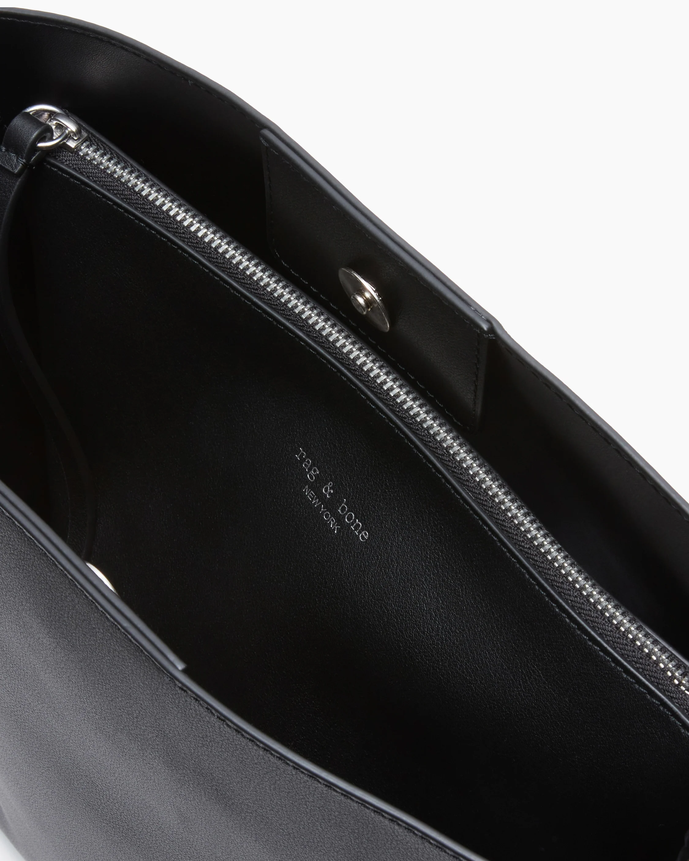 Parker Leather Bucket Bag - Image 8